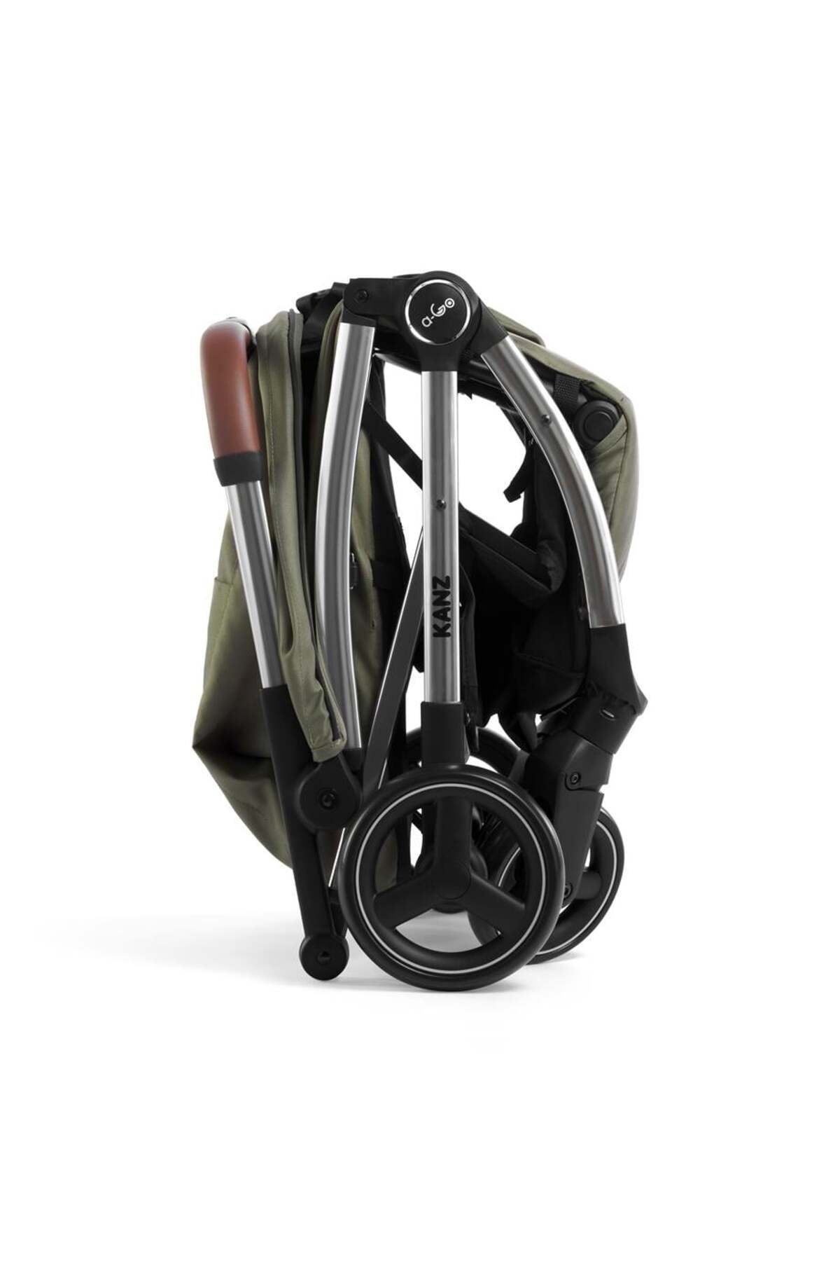 Kanz A-go Kabin Boy Bebek Arabası Yeşil fotoğrafı 7 (önizleme)