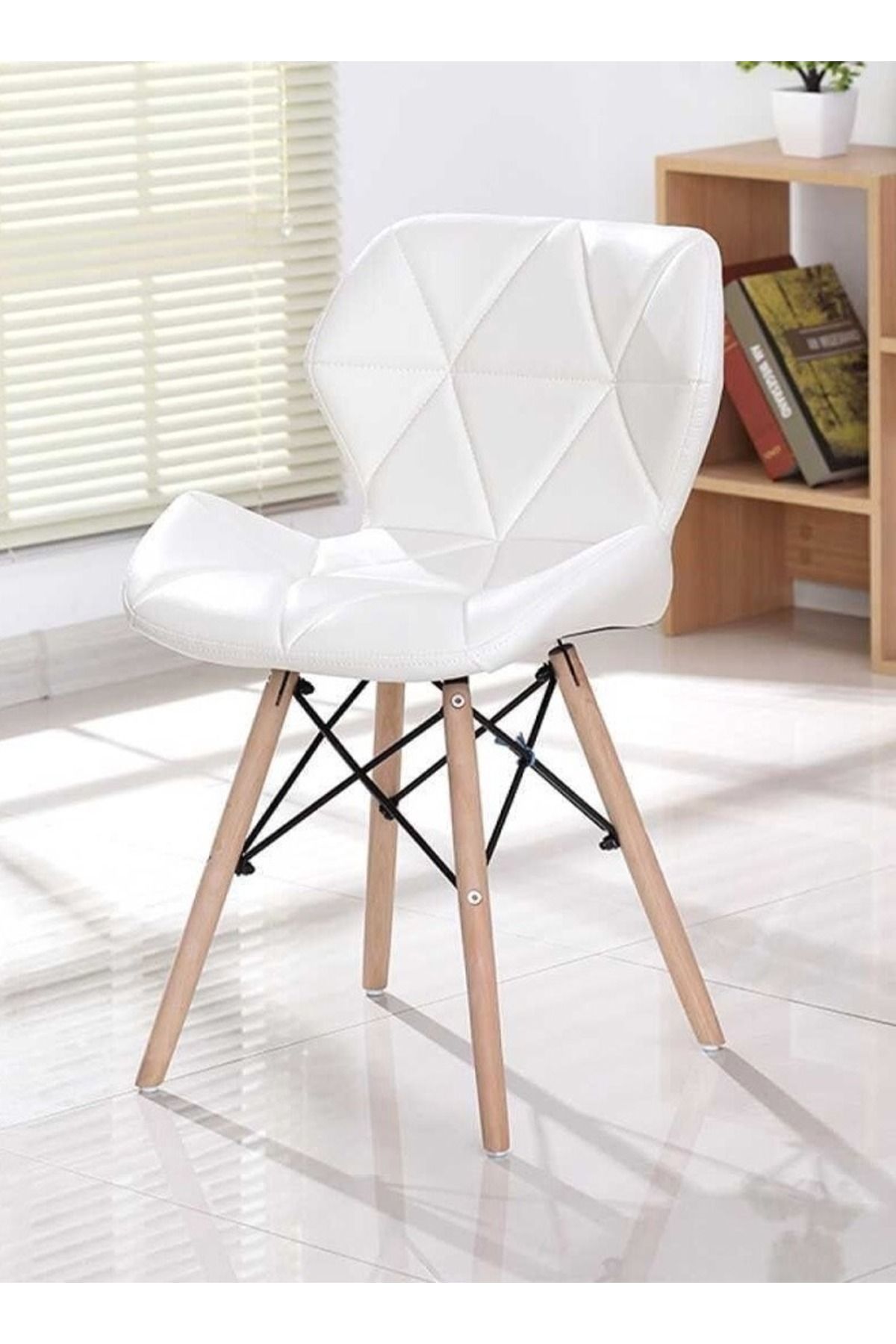 Taimi-White Chair Side for Cafe Office Home Bed Room Chair Accent Chair Modern Designer 2