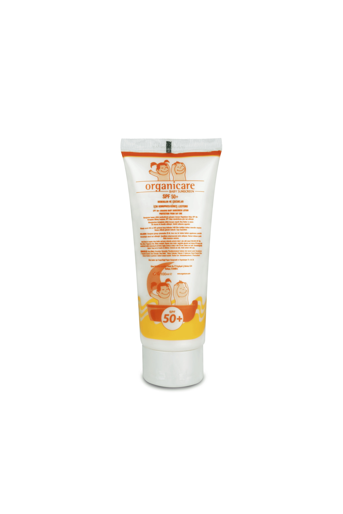 Organicare Baby Sunscreen Bebek Ve Çocuk Koruyucu Spf 50 Güneş Losyonu fotoğrafı 2 (önizleme)