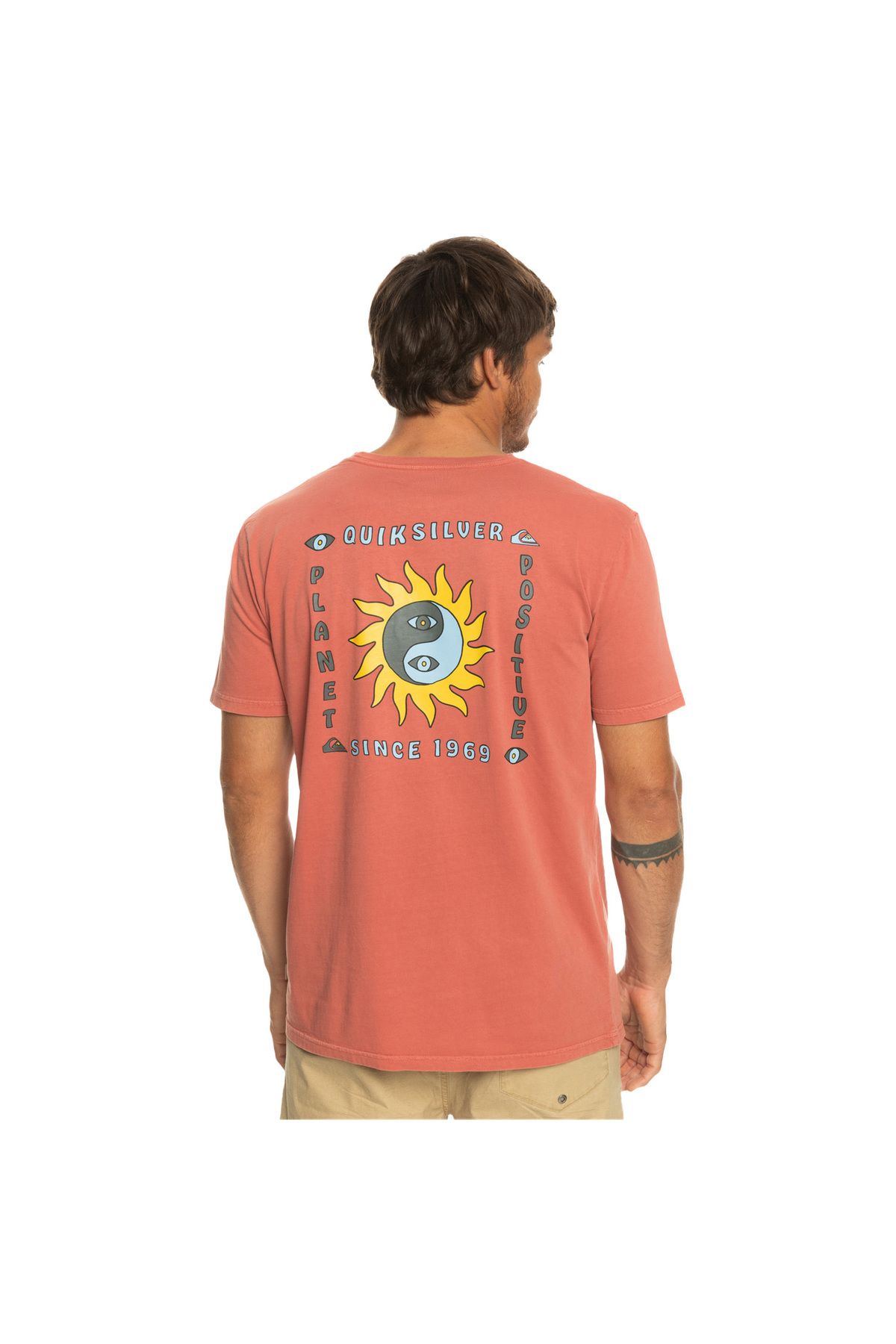 Quiksilver-تي شيرت Planetpositive M - قطع مريح 3