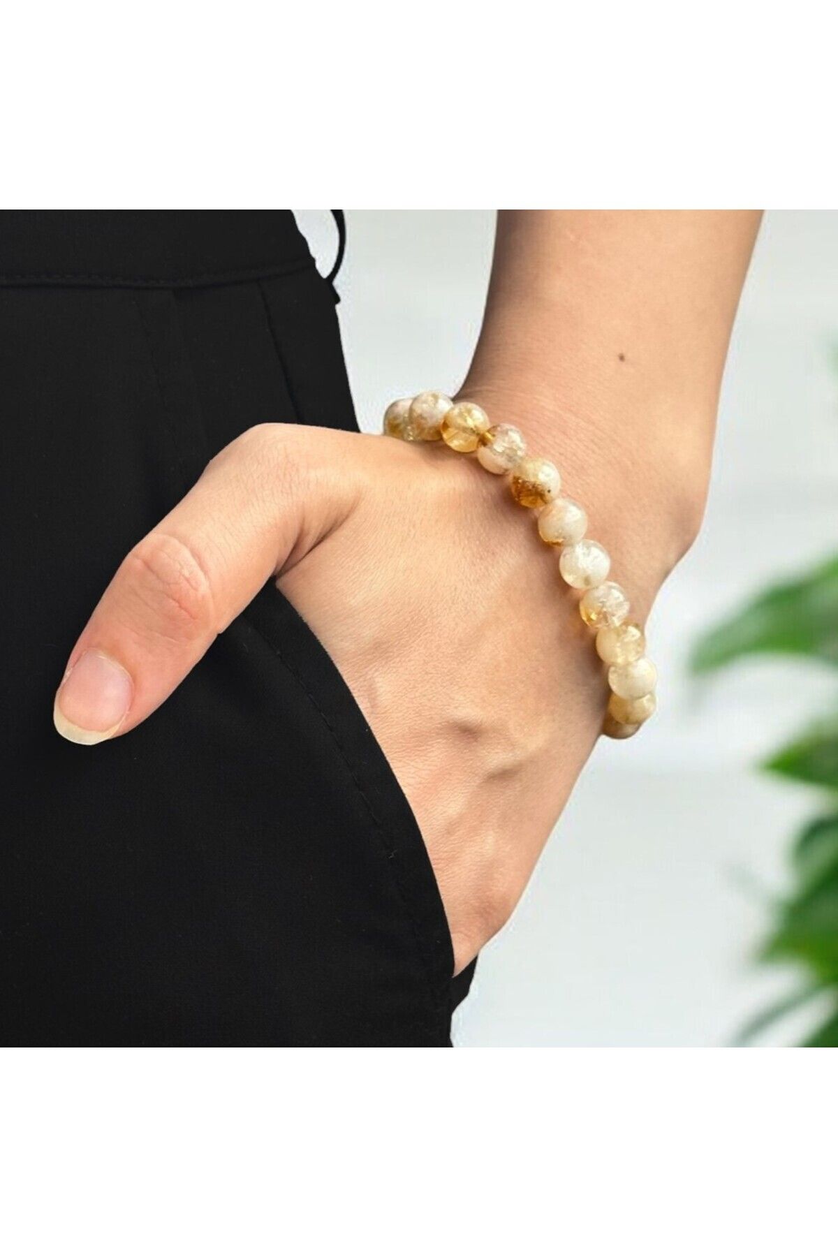 Bonicce-Blessing Stone - Citrine Real Natural Stone Bracelet 3