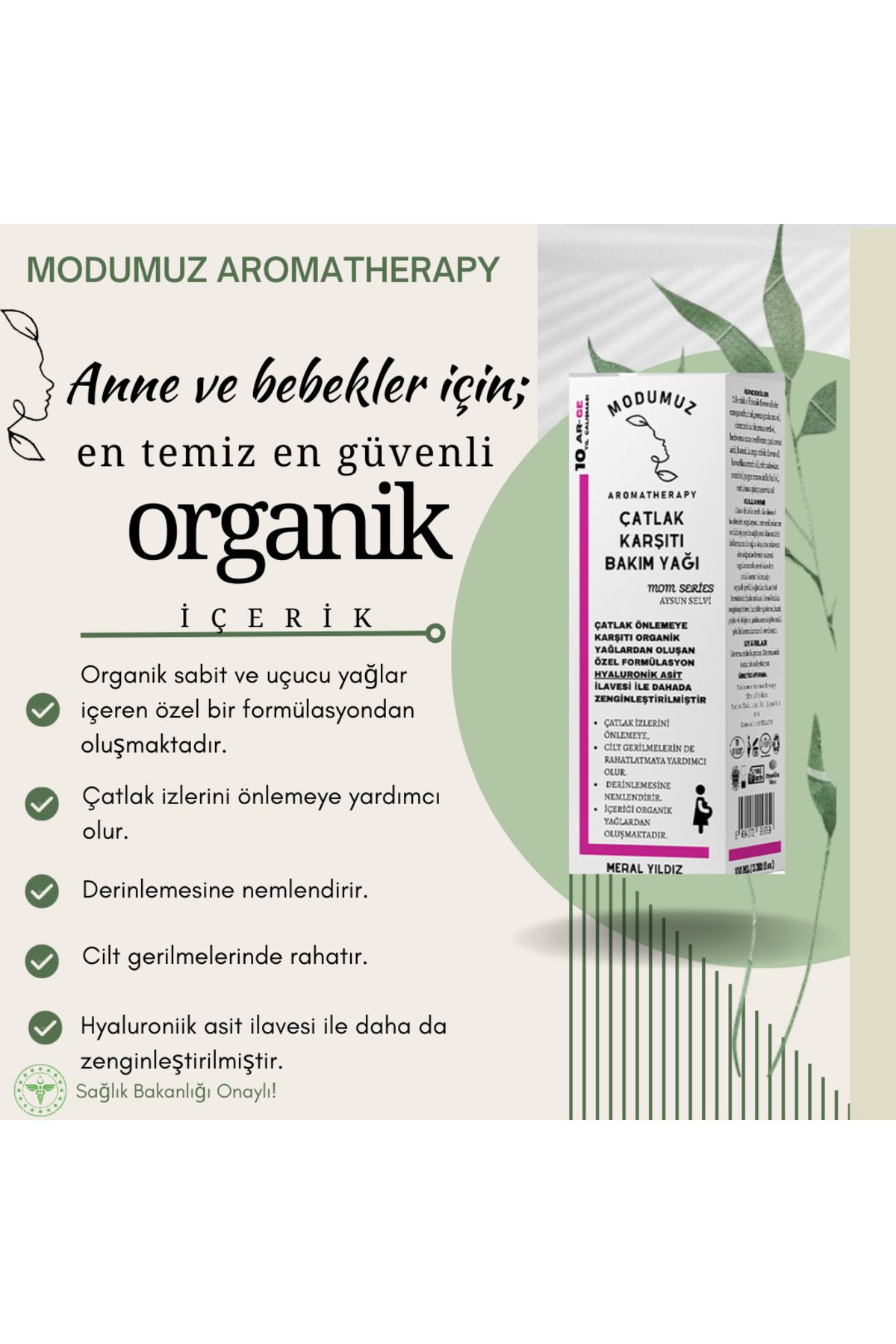 Modumuz Aromatherapy Çatlak Karşıtı Bakım Yağı