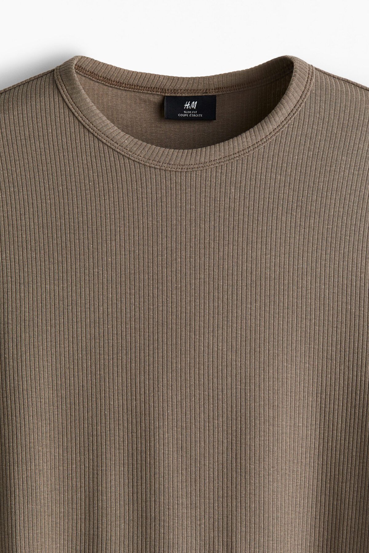 تی شرت نود مردانه T SLIM FIT اورجینال H M H&M
