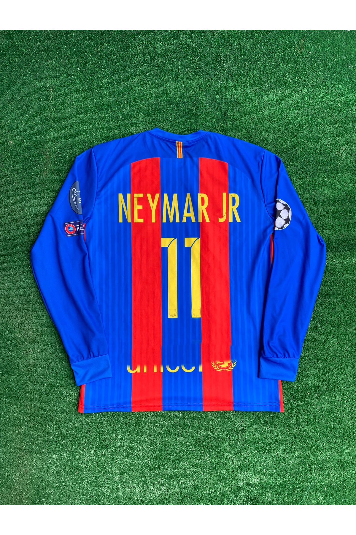 RODAK SPORTS Neymar JR 11 BARÇA آستین بلند پیراهن نوستالژی