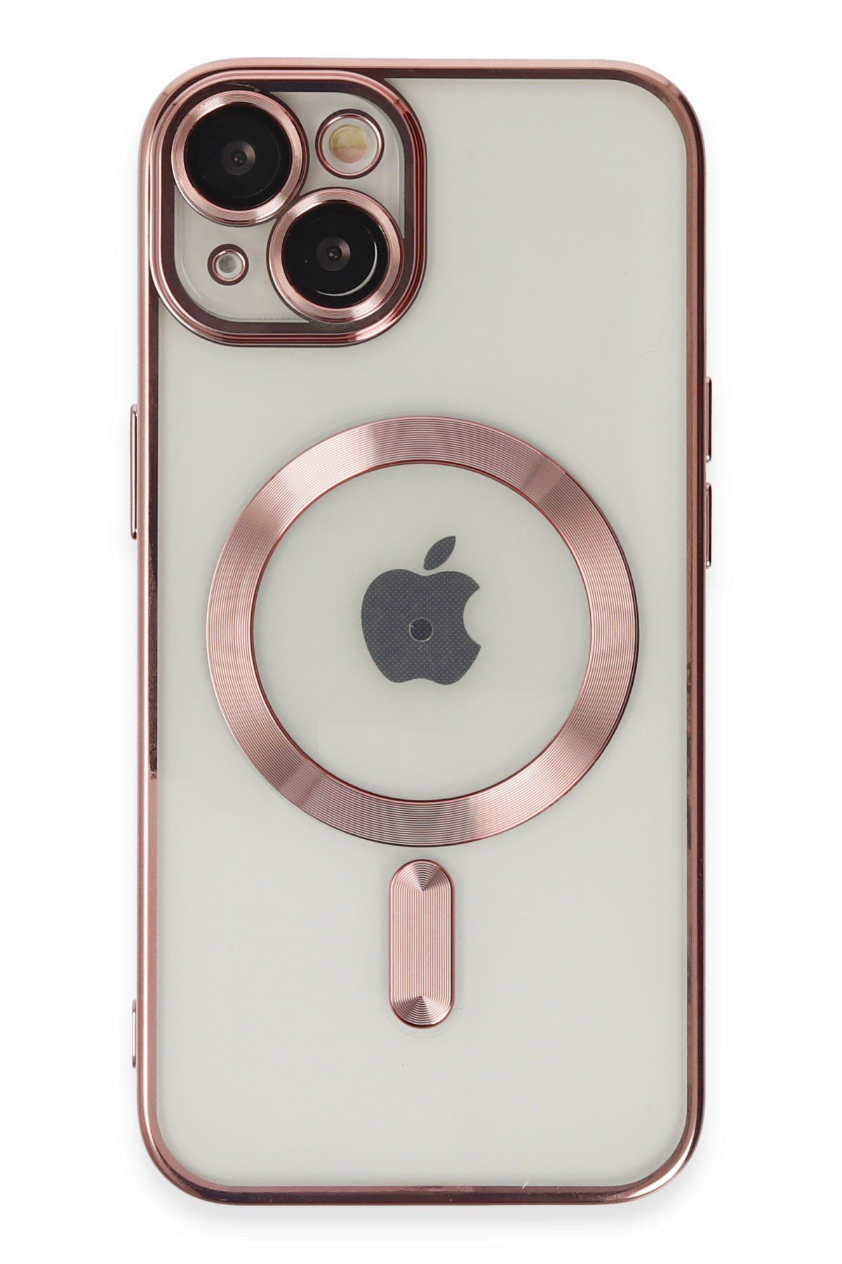 NewFace iPhone 15 Kılıf Kross Magneticsafe Kapak - Rose GLSTD