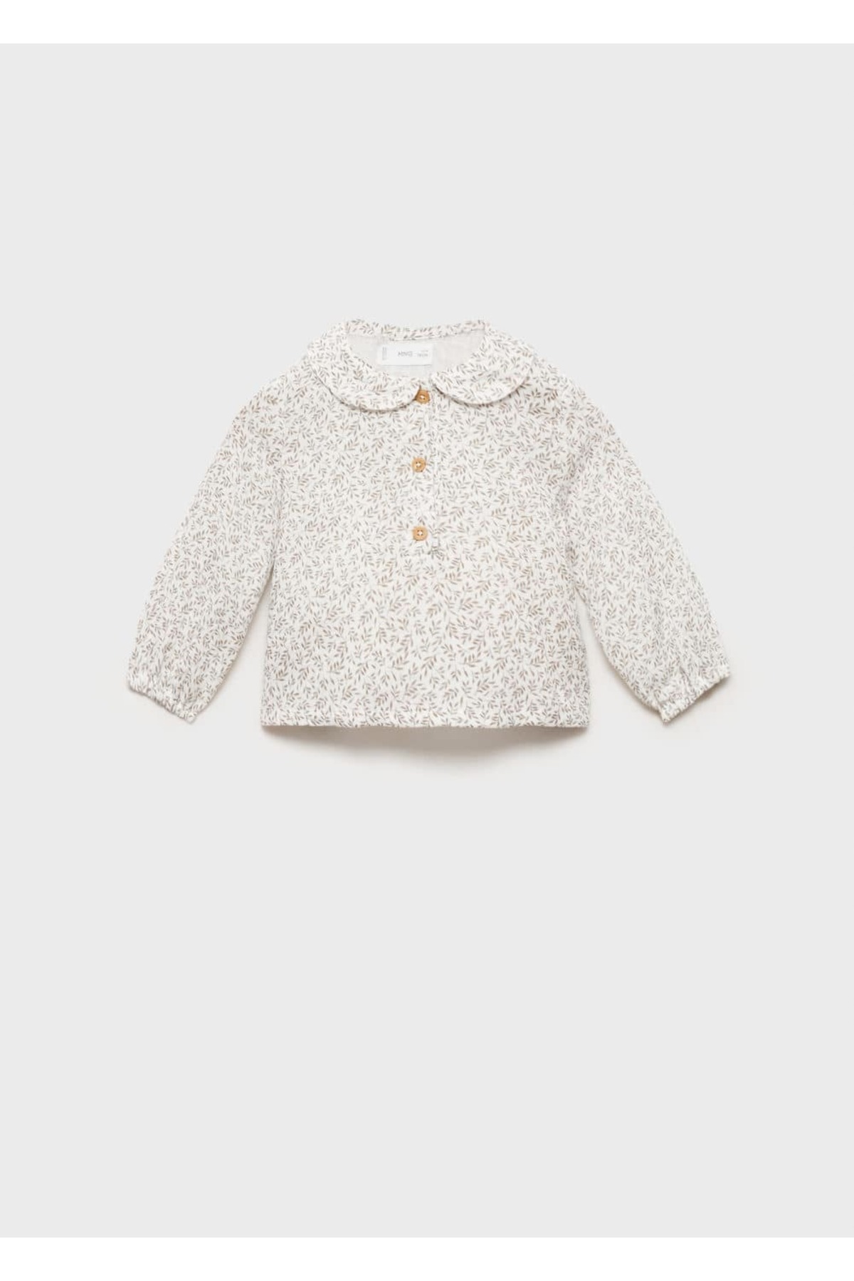 Desenli pamuklu bluz