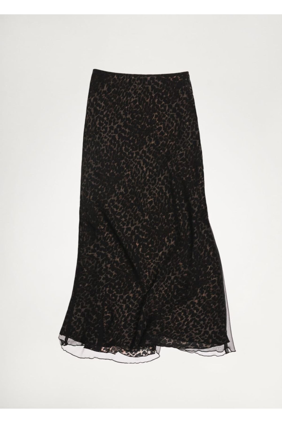 MANGO Woman-A-Linien-Rock mit Leopardenmuster 6