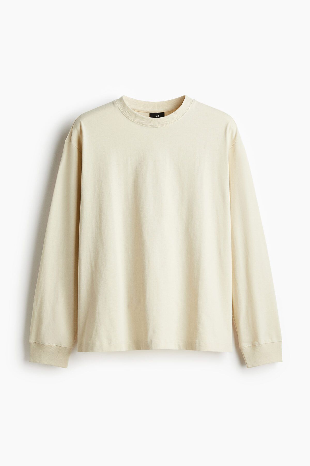 تی شرت آبی مردانه جارس بلند و تناسب اورجینال H M H&M