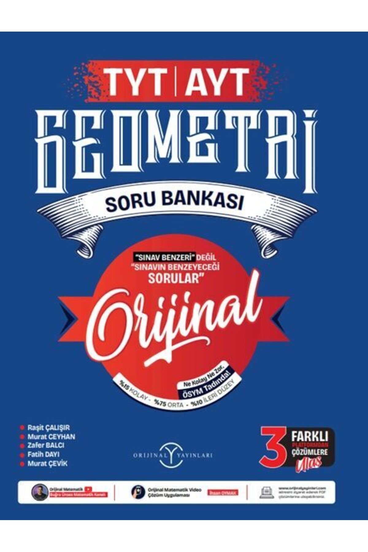 Orijinal Yayınları Orijinal Yayınları TYT AYT Geometri Soru Bankası