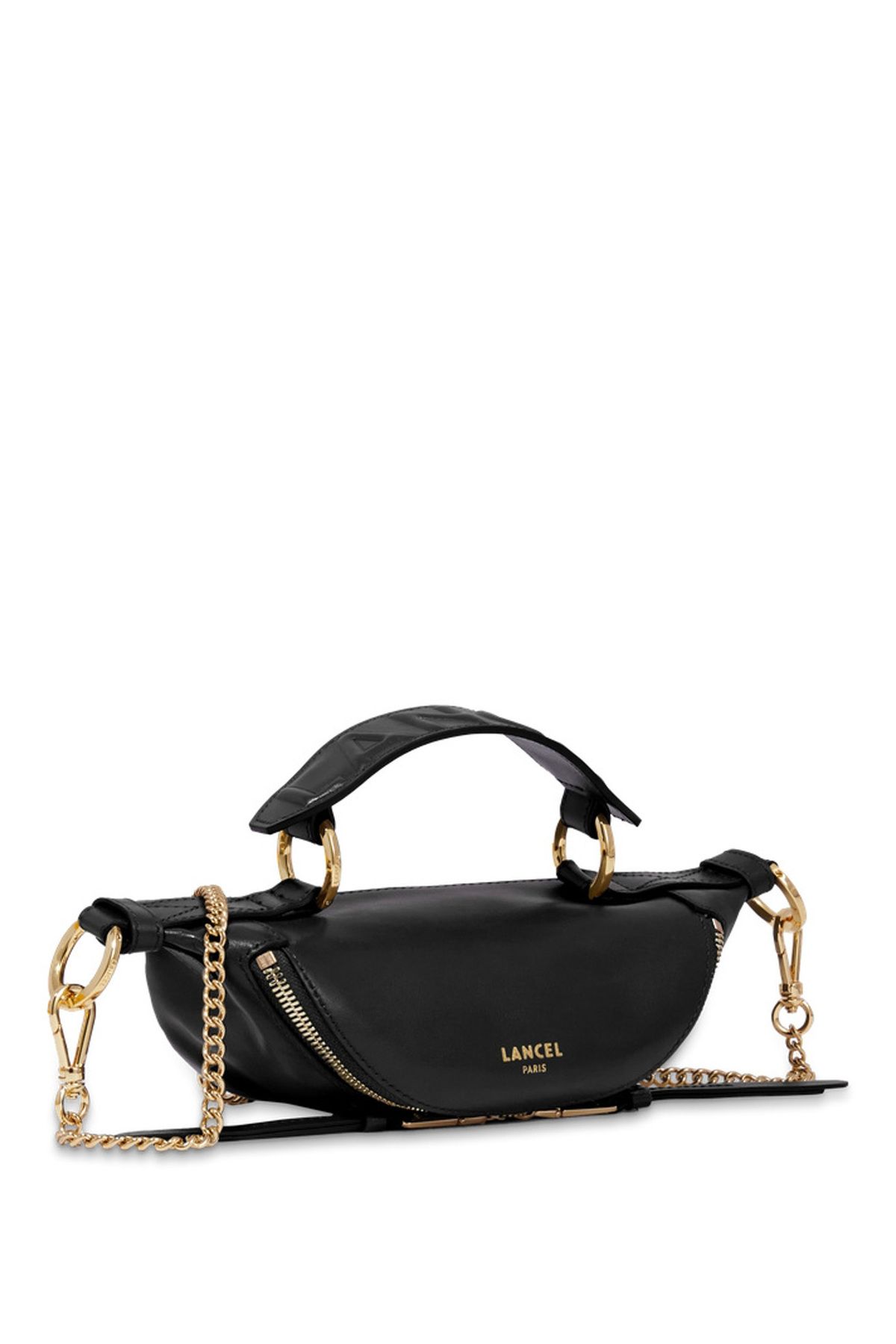 کیف شانه ای مشکی زنانه صلیب استاندارد سیاه اورجینال Lancel