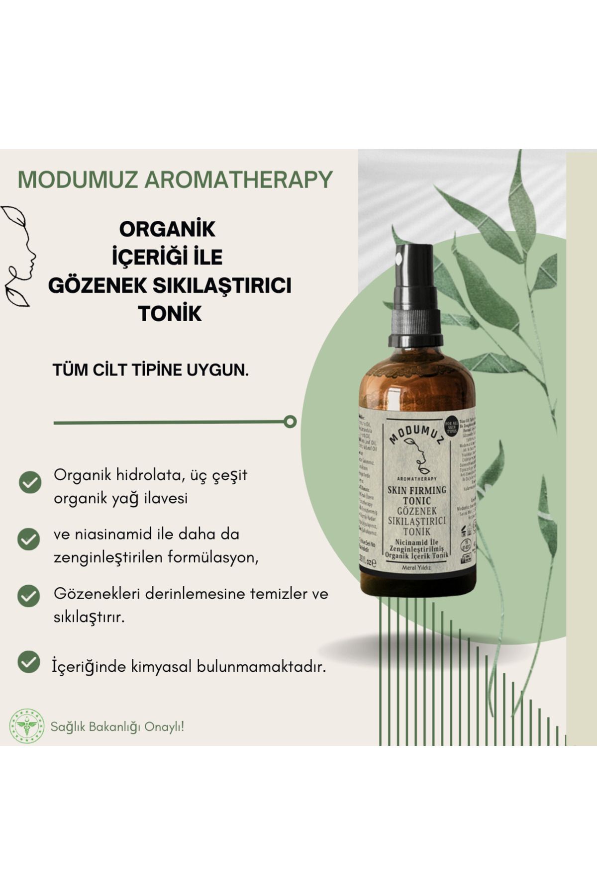 Modumuz Aromatherapy Modumuz Cilt Sıkılaştırıcı Tonic