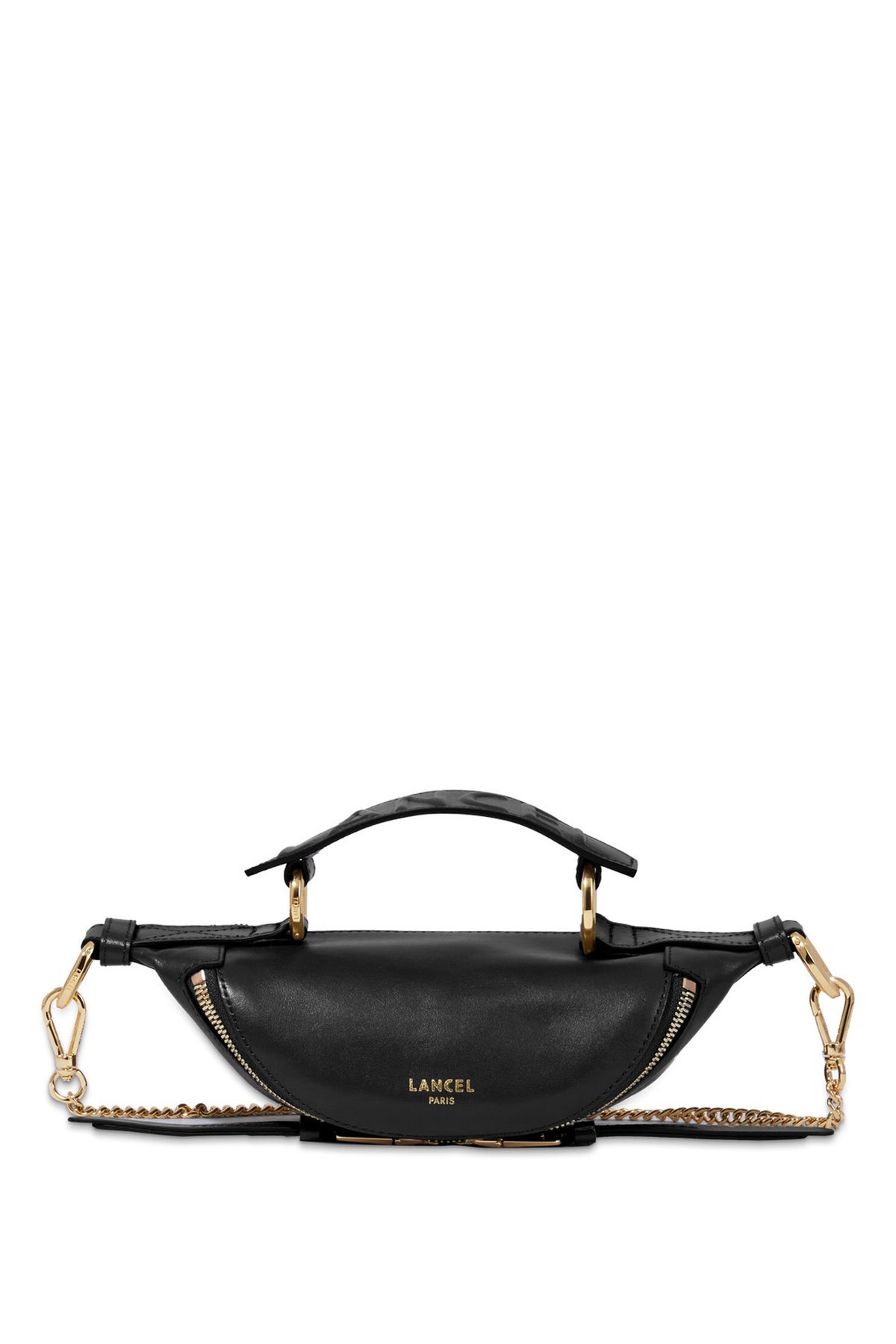 کیف شانه ای مشکی زنانه صلیب استاندارد سیاه اورجینال Lancel