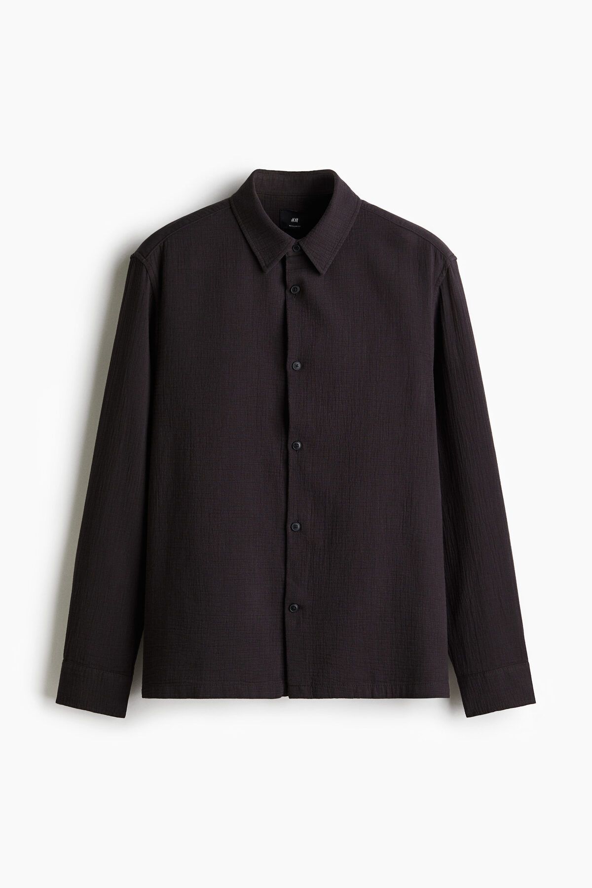 پیراهن / بلوز دکمه دار بنفش مردانه به طور منظم تناسب H M H&M