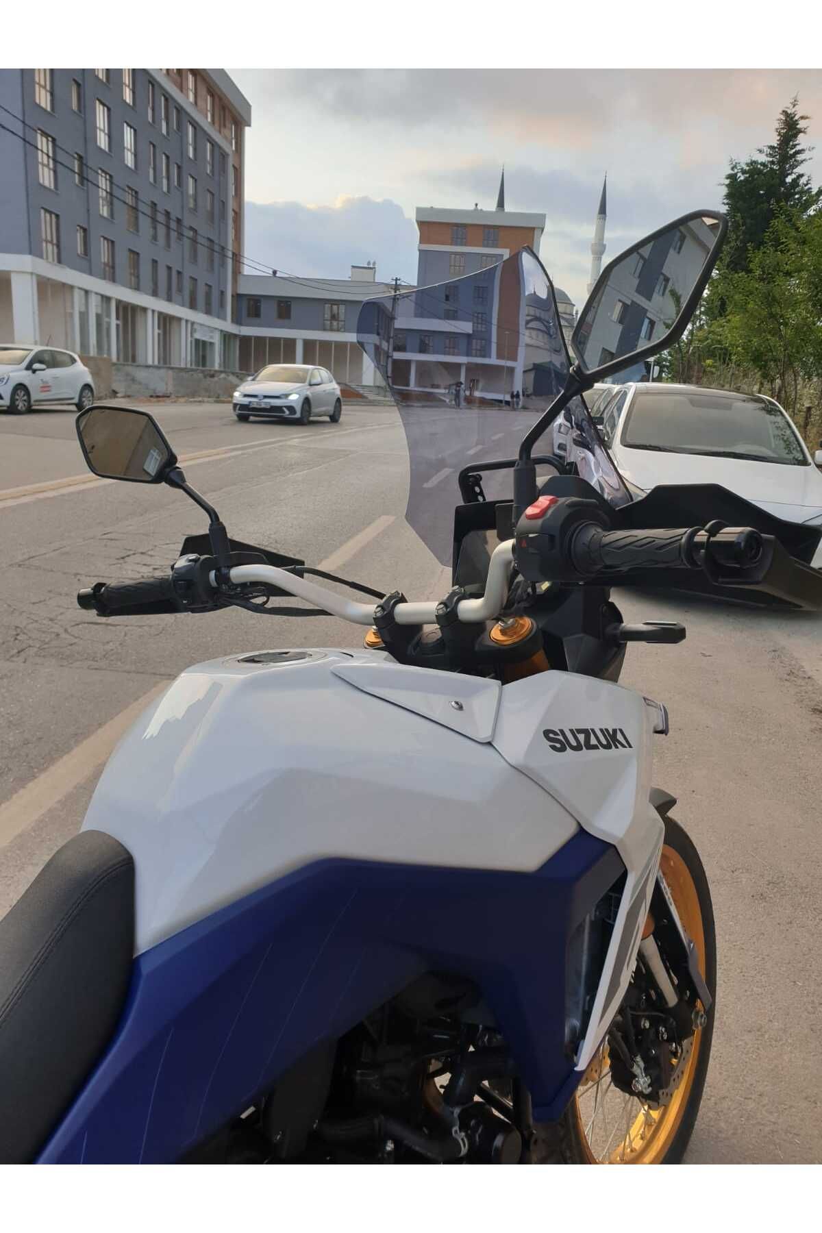 Suzuki V-strom DE 800 Siperlik Ön Cam 2023-2025 Model 50cm Füme Renkli 4mm