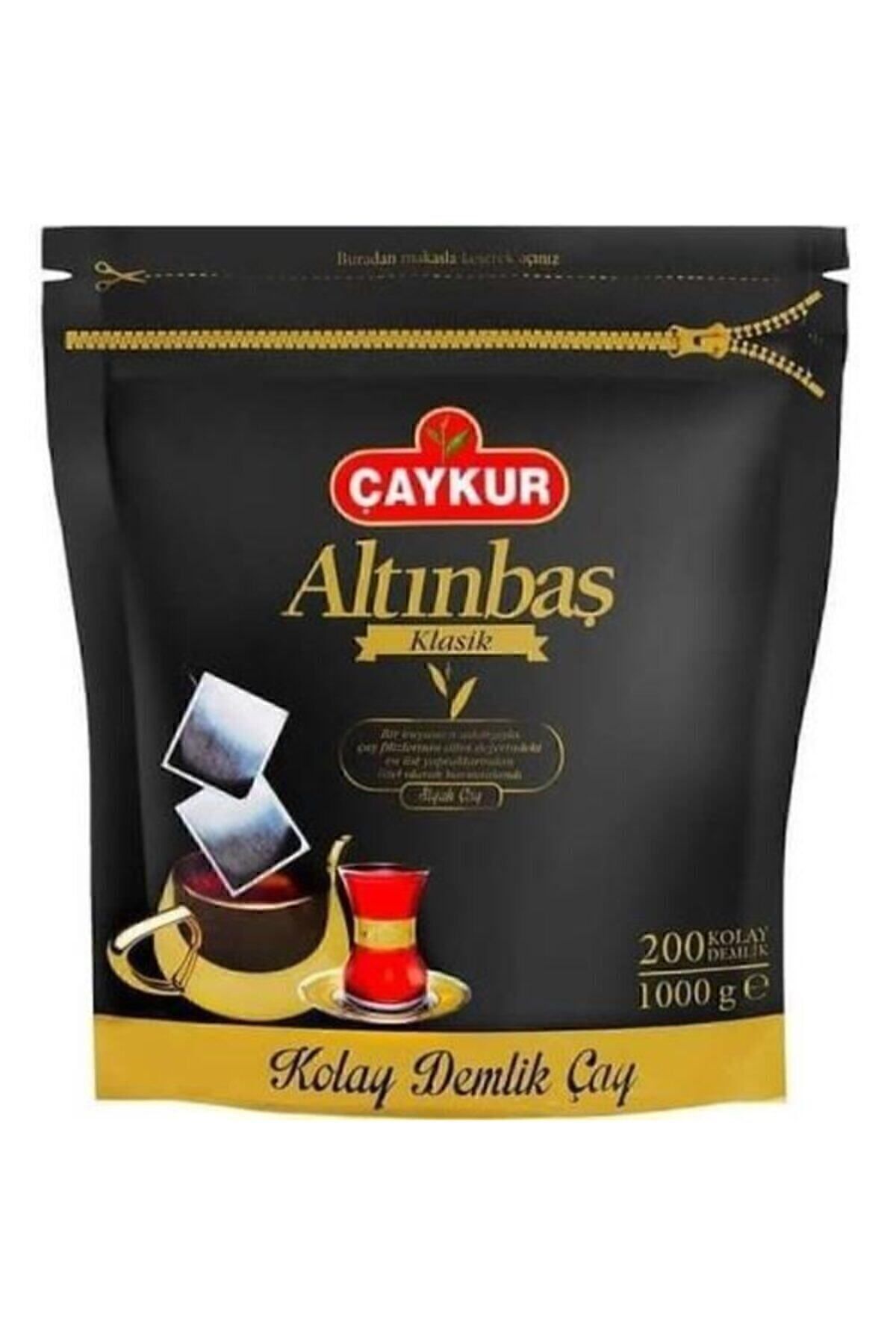 Çaykur Altınbaş Klasik Siyah Kolay Demlik Poşet Çay 200 X 5 G