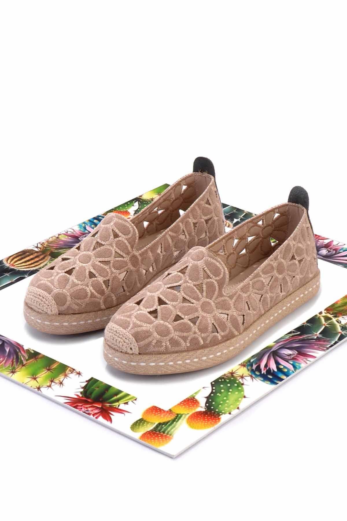 Bambi-Nerz Wildleder Damen Espadrilles K 01117992302 1