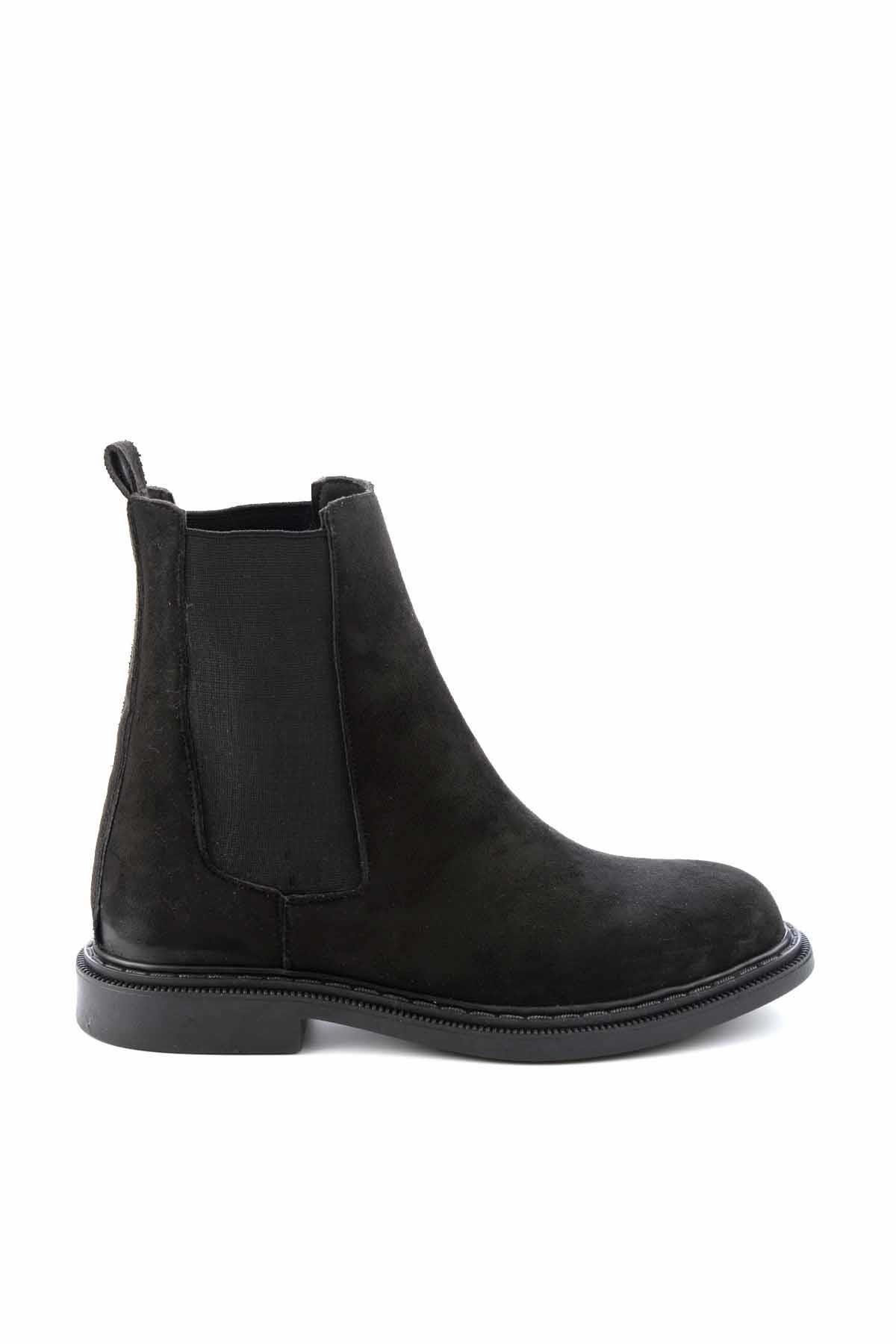 Bambi-Czarne zamszowe buty damskie i botki02640010202 2