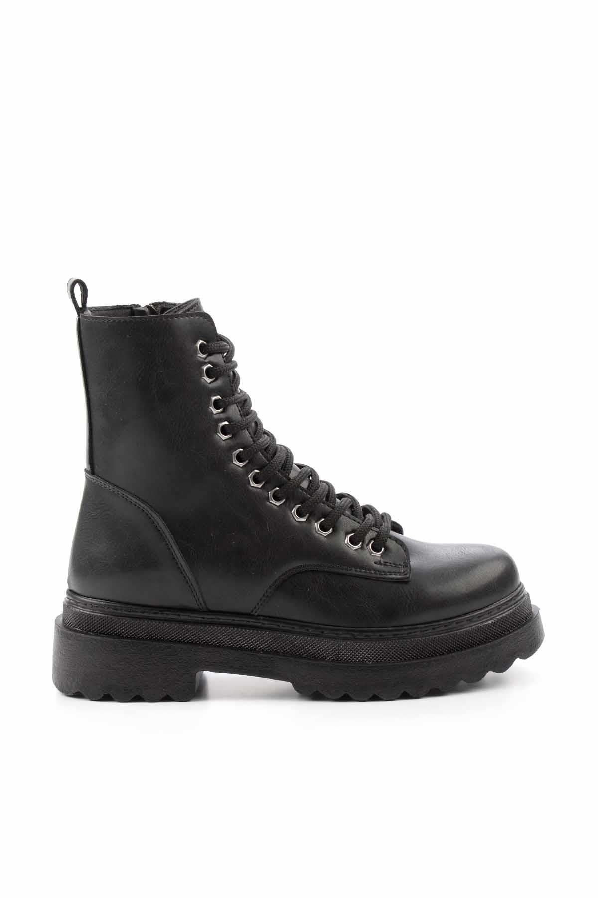Siyah Kadın Bot & Bootie K02377520109 - 2