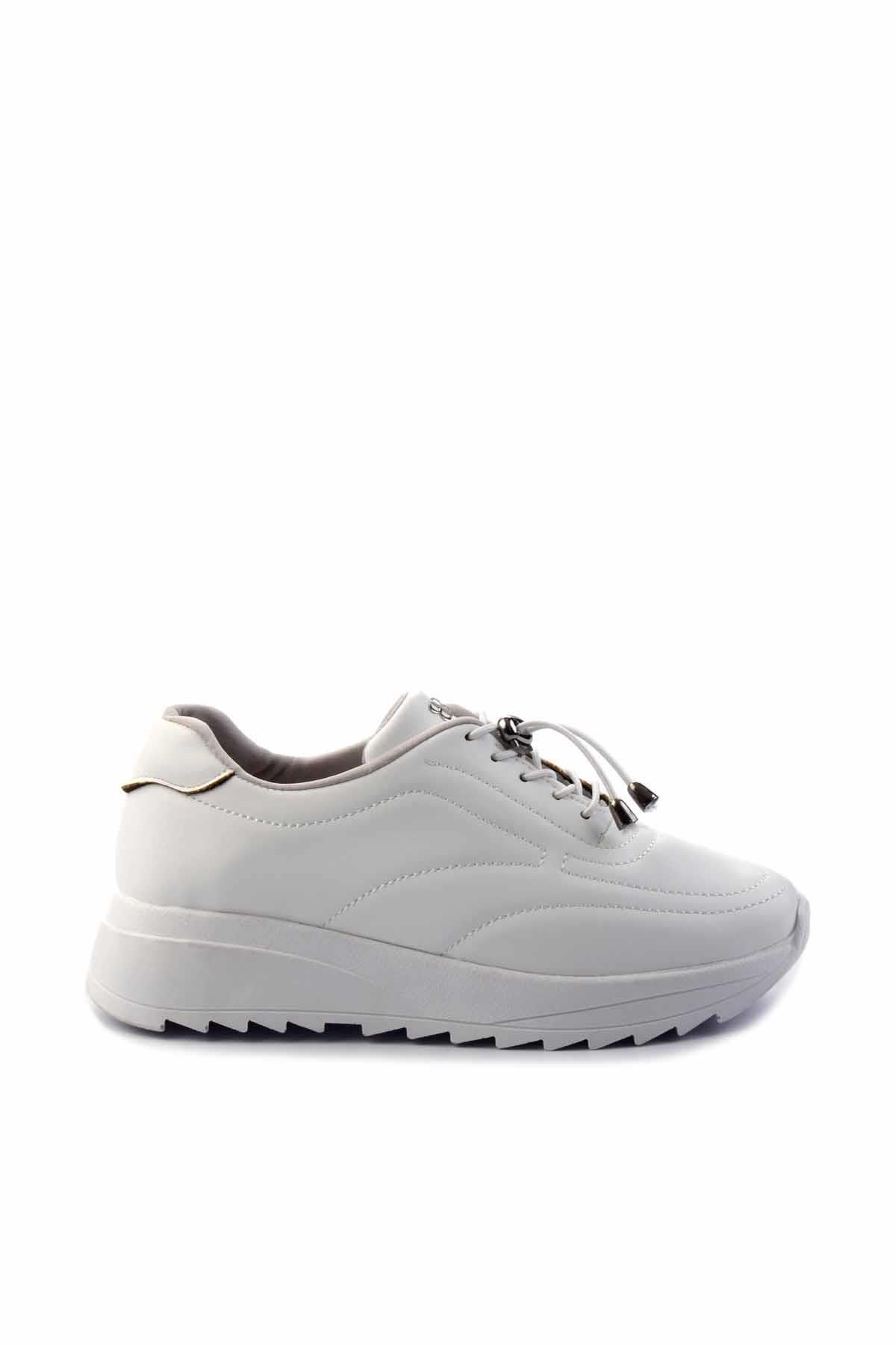 Bambi-White Women's Casual Shoes K01671666509 2