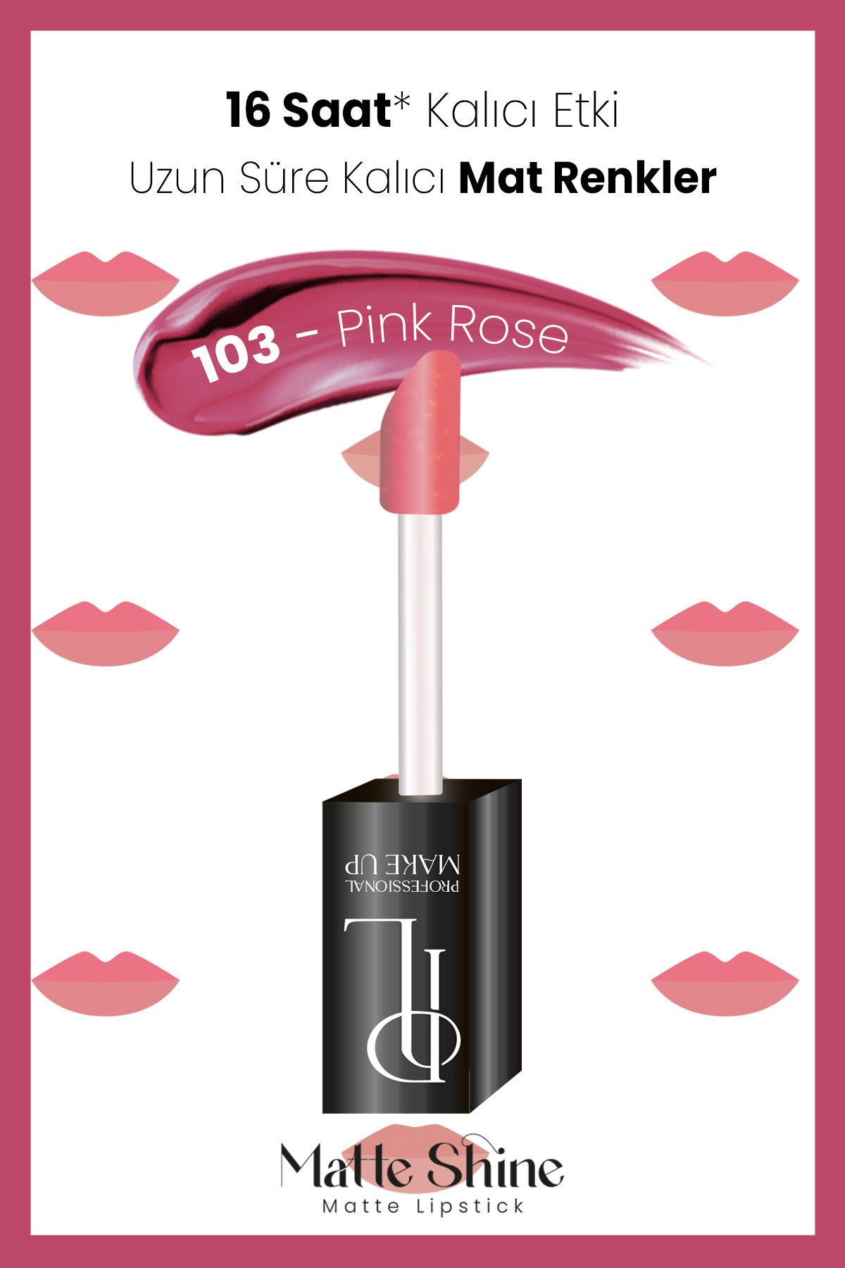 Pinky London Matte Shıne Lıpstıck - 103-8