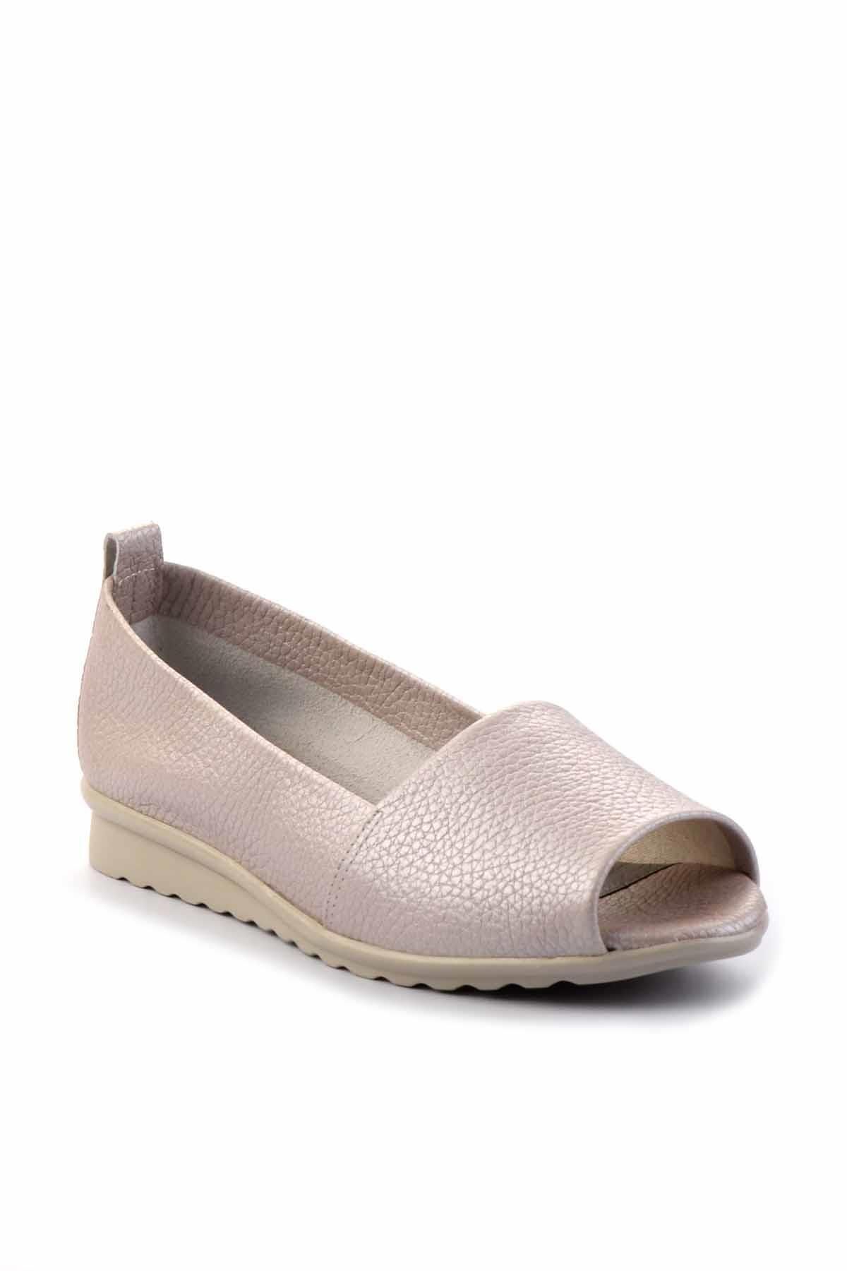 Bambi-Γυναικεία Espadrille K από γνήσιο δέρμα Matte Mink 01582664003 3