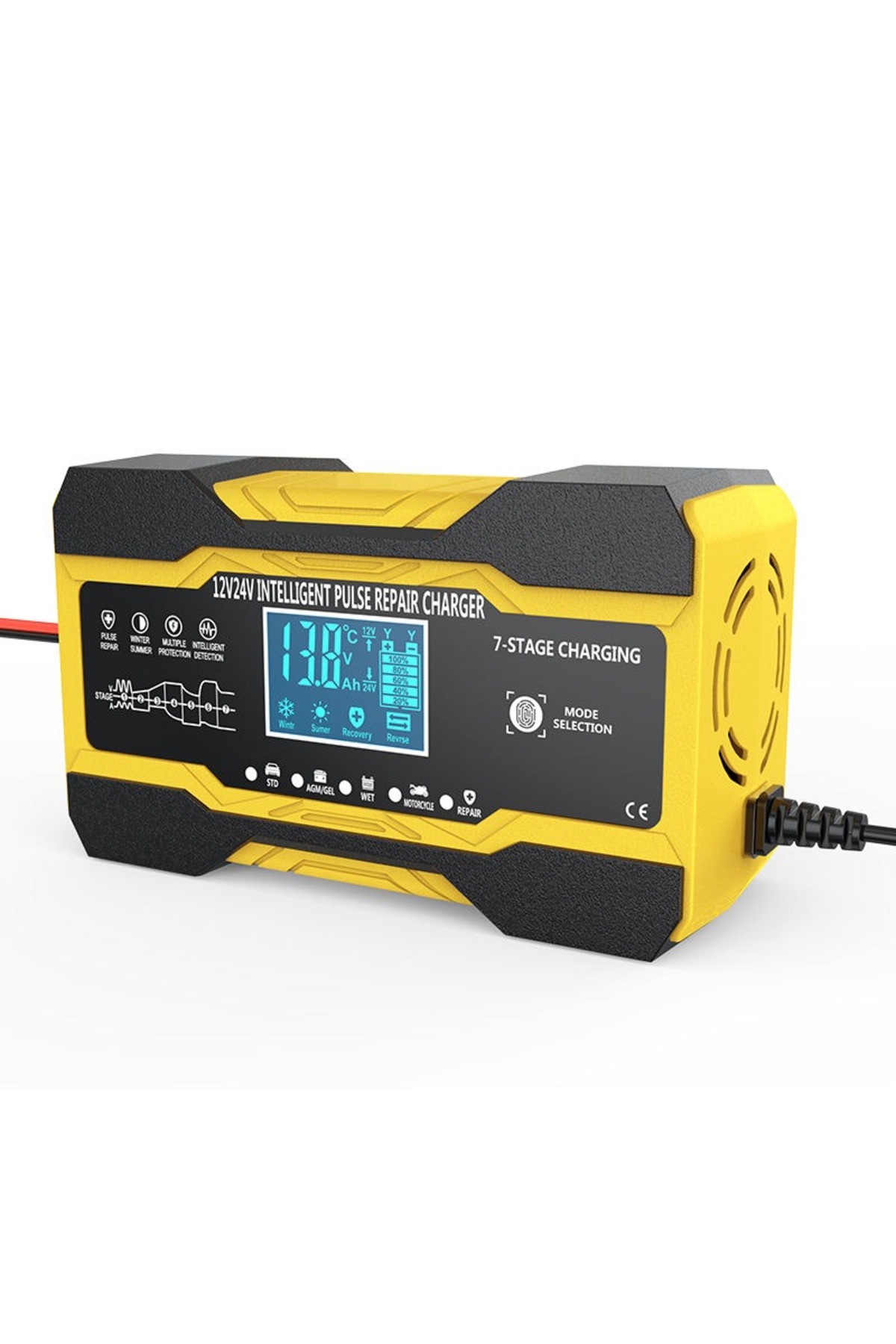 TechMore 12v - 24v 10ah Göstergeli Asitli Kurşun Aküler Için Desülfatör ...