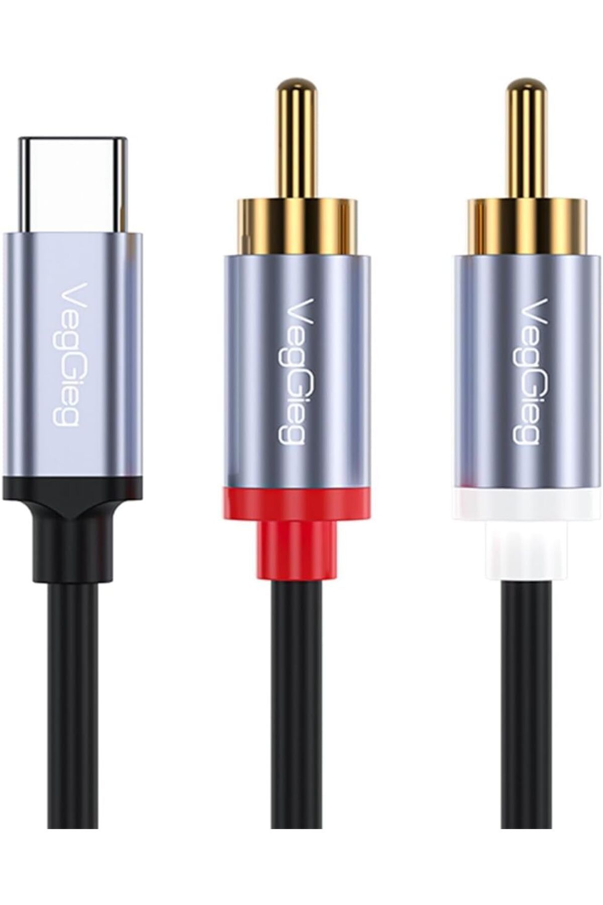 STOREMAX efshopx USB Type-C to 2 RCA Ses Kablosu 3 Metre New Desing 1002192