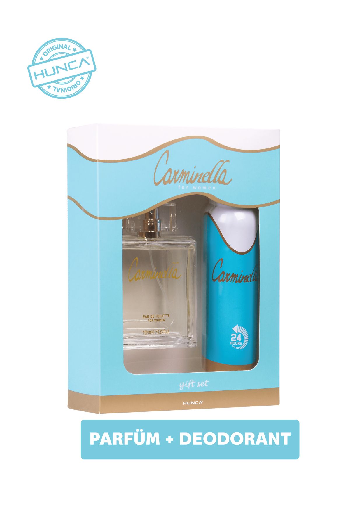 Carminella Classic Kadın Parfüm Seti (EDT 100 ML & DEODORANT 150 ML)