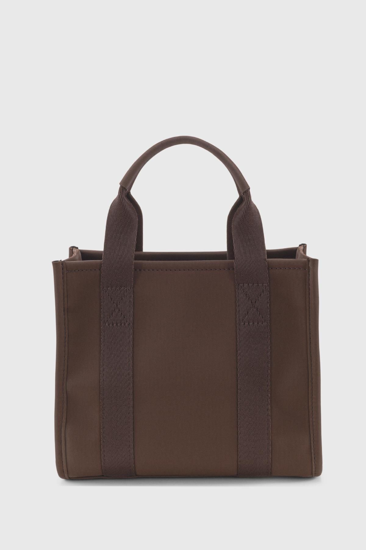Housebags Kadın Kahverengi Suya Dayanıklı Tote Çanta 245 görsel 5