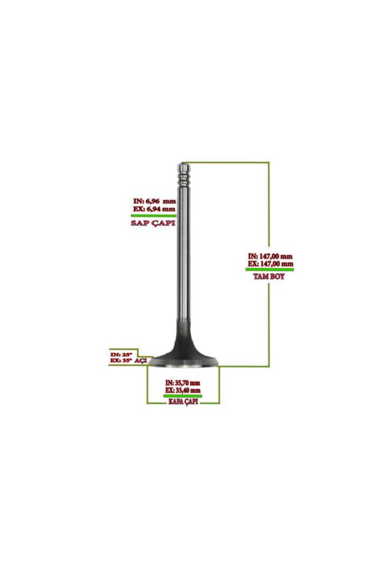 SUPAR SUBAP INEX STD TAKIM STELLITLI 16V HD35-HD75 EURO4 SPR-3231PSPR-3