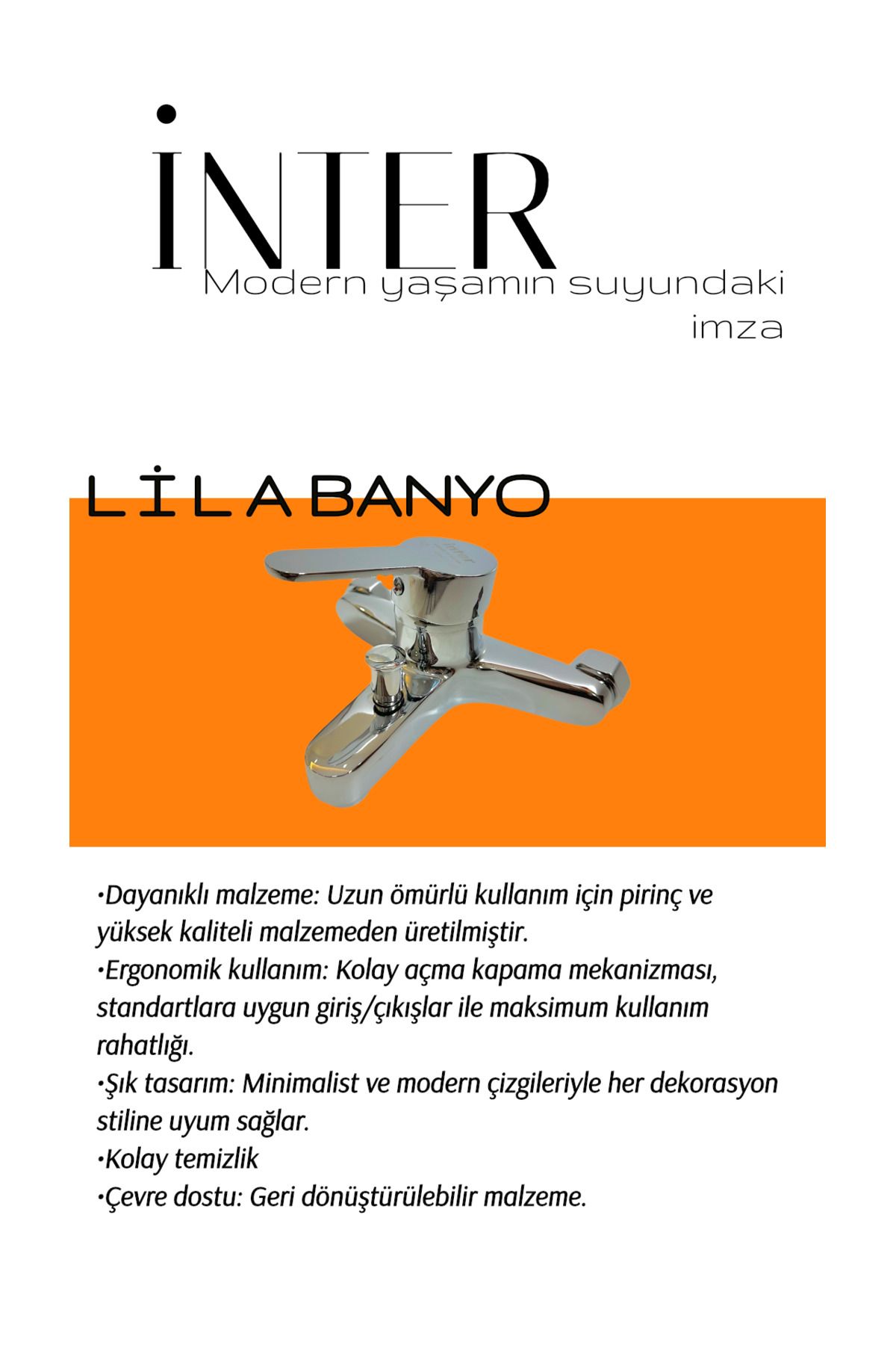 İnter Lila Banyo Bataryası