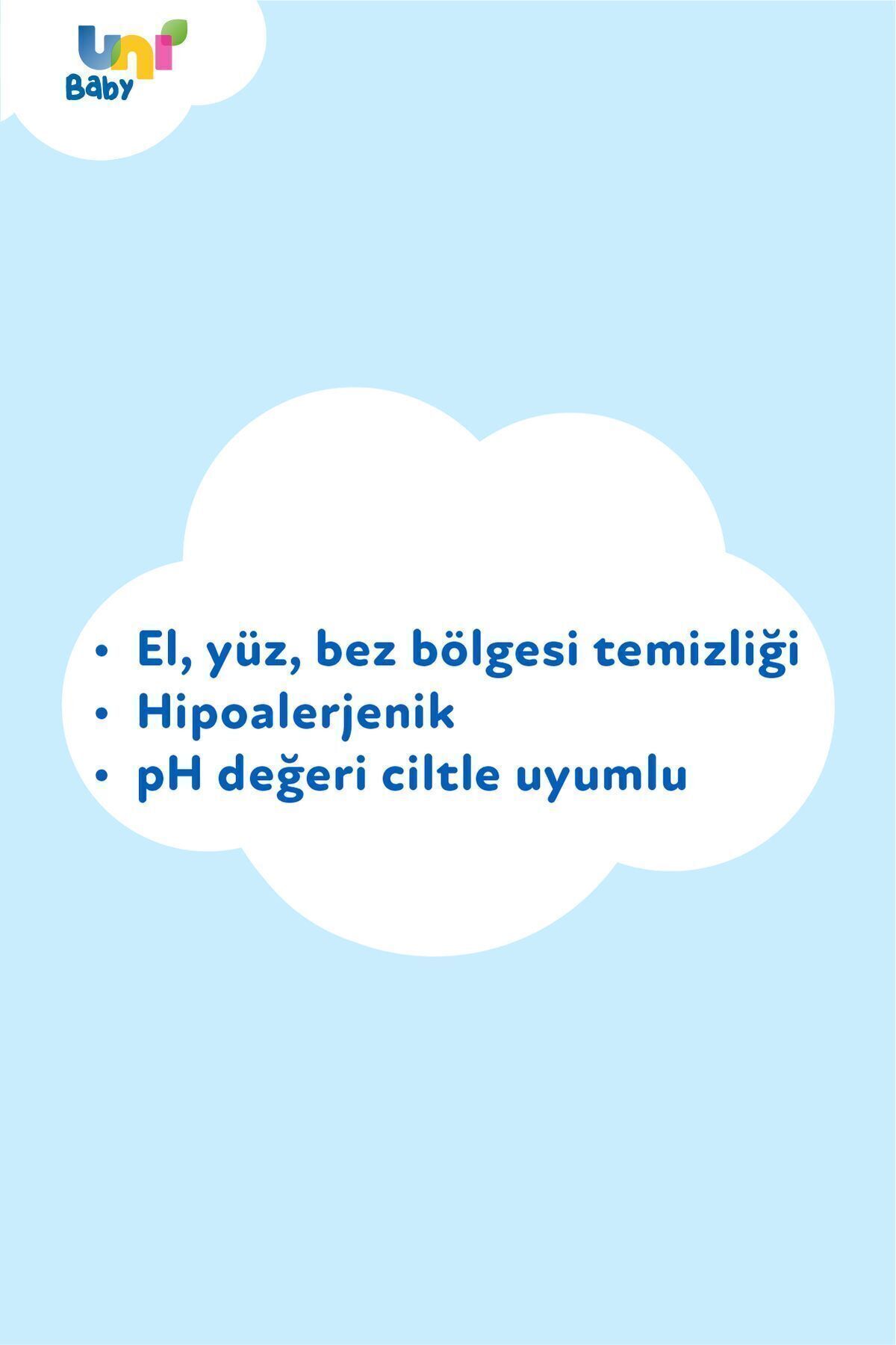 Uni Baby Pure Comfort Aloe Vera Özlü Islak Mendil 90 Lı X 12 Adet fotoğrafı 5 (önizleme)