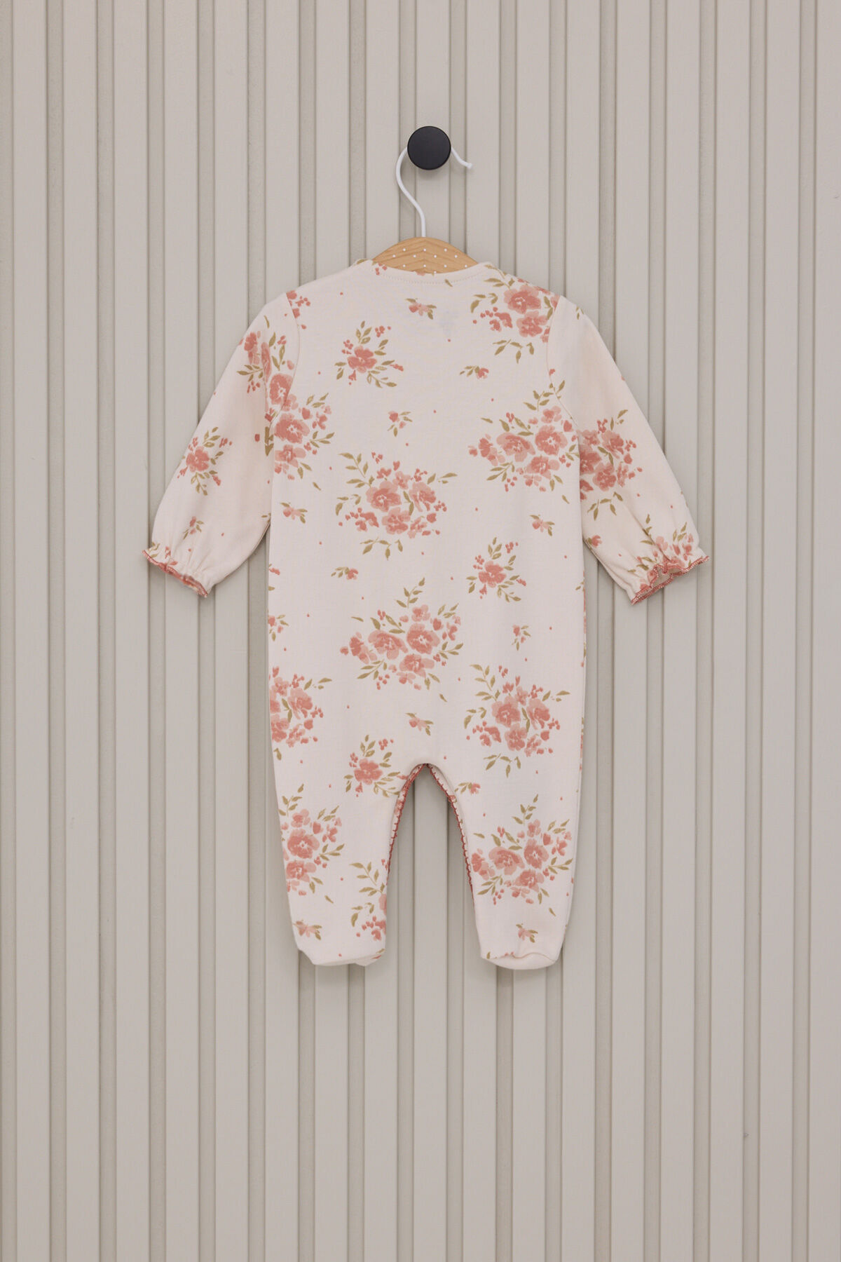 U.S. Polo Assn. Kız Bebek Krem Tulum fotoğrafı 3 (önizleme)