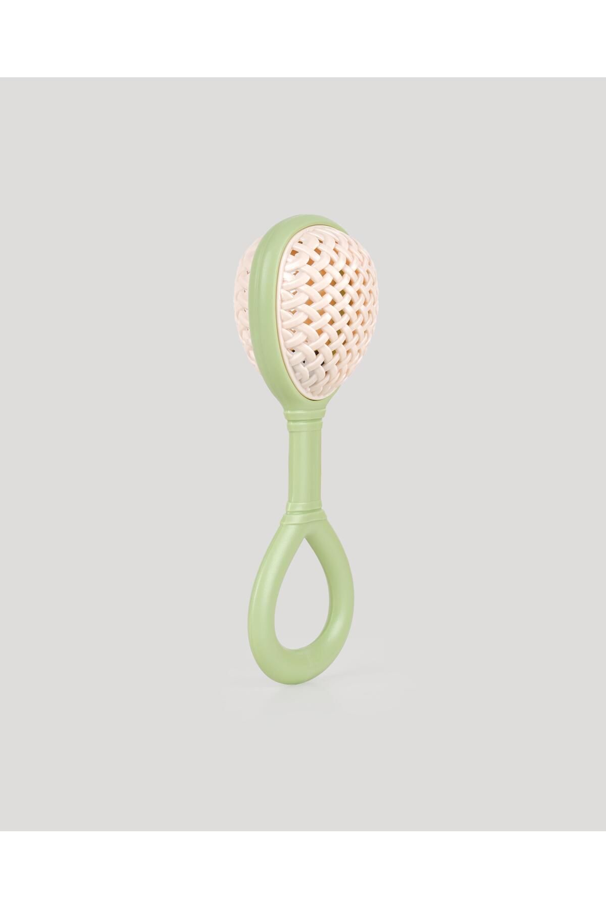 lets be child-Green Wicker Rattle - Lc Single Pack 2