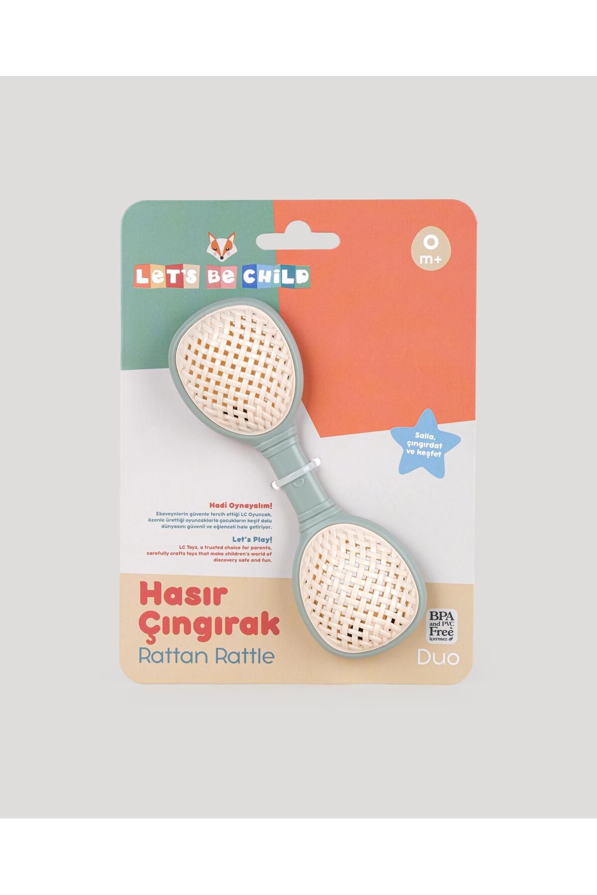 lets be child-Lc Duo Gray Wicker Rattle 3