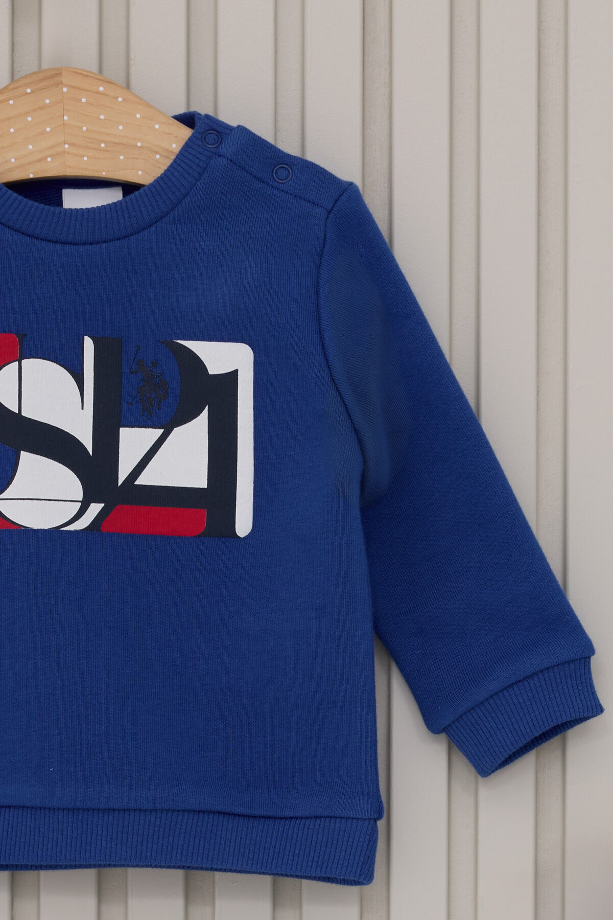 U.S. Polo Assn. U.S. Polo Assn Erkek Bebek Mavi Takım fotoğrafı 2 (önizleme)