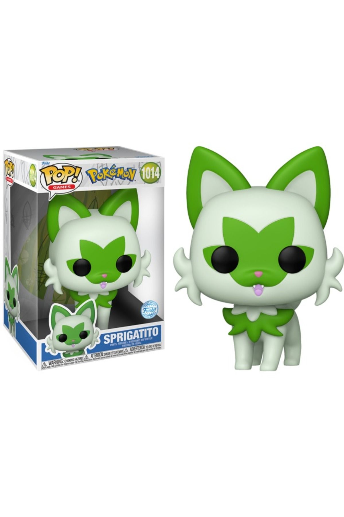 Funko-Pop Jumbo! Games: Pokemon Sprigatito Exclusive Vinyl Figures 3