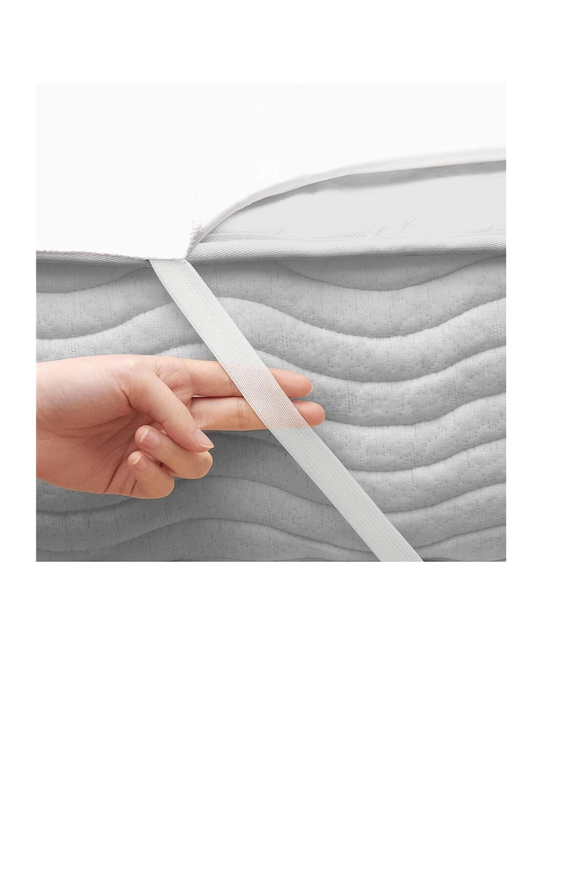 Kidboo Microfiber Kumaş  Yüzey Sıvı Su Geçirmez Köşe Lastikli Bebek Yatak Koruyucu Alezi  (ebat: 70*140 Cm) fotoğrafı 6 (önizleme)