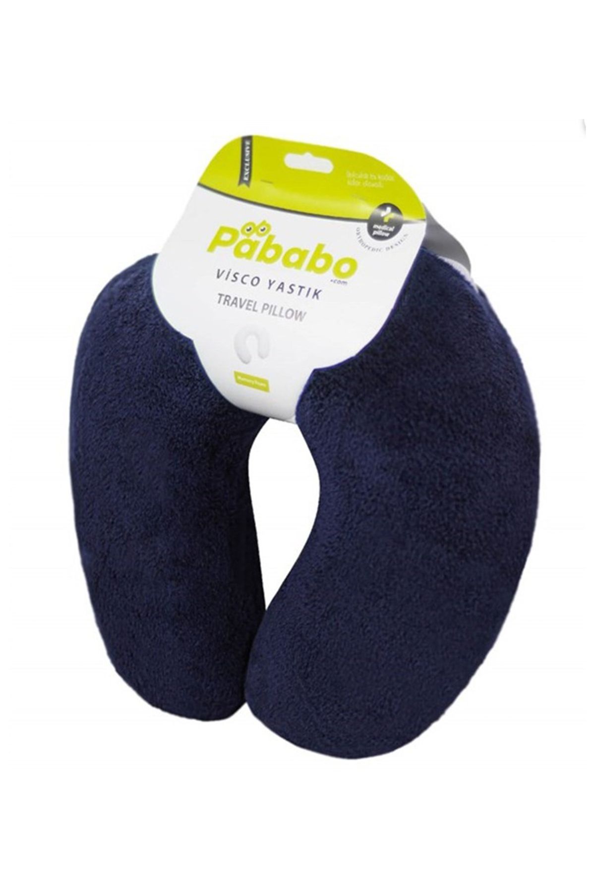 Pababo-Visco Travel Pillow - Comfortable for Airplane, Bus, and Car Trips 2