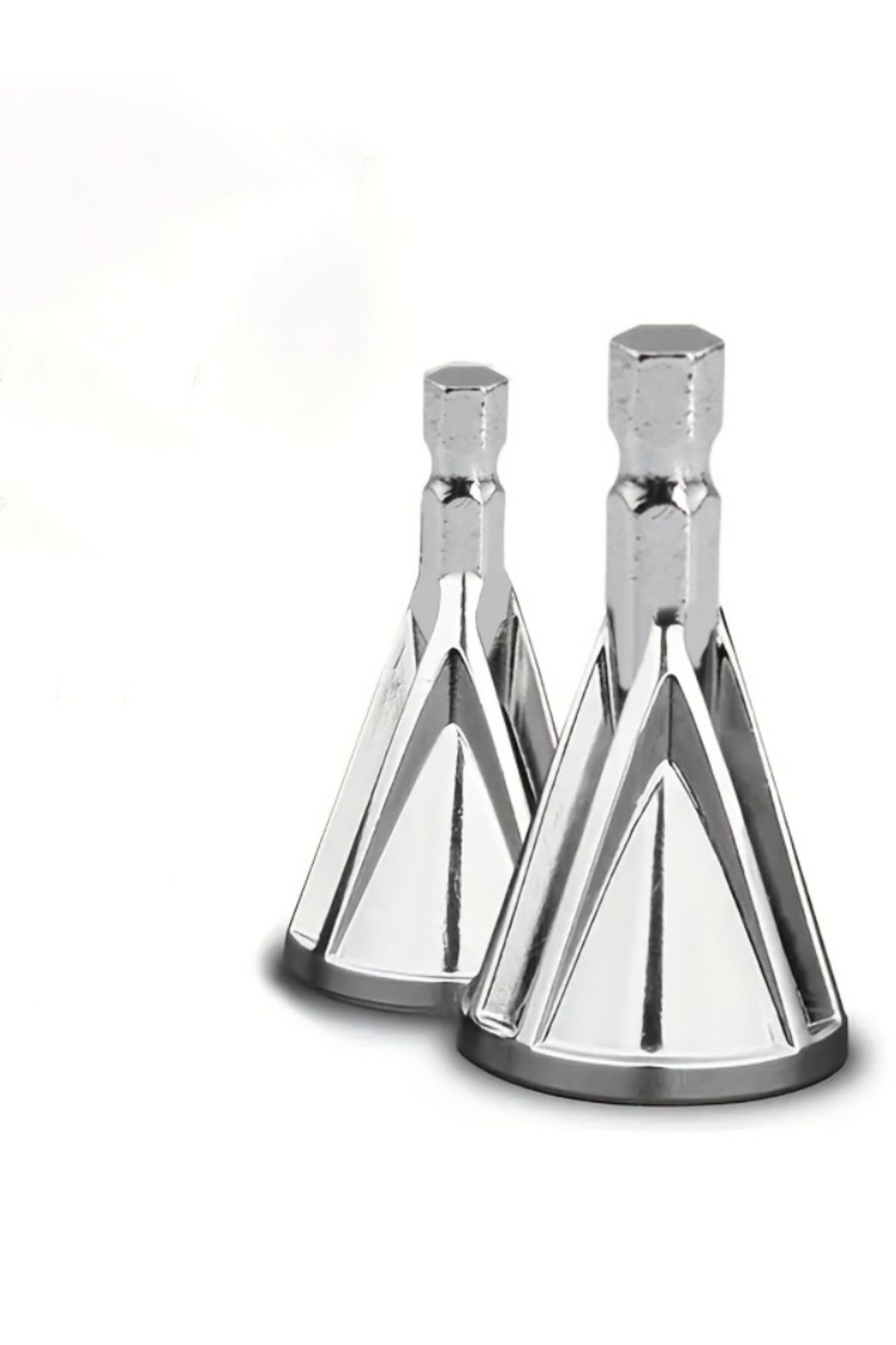 Choice-Silver 1pc Chamfering Tool, Chuck Drill Tool, Metal Deburring External Chamfering Tool, Grinding Ang 7
