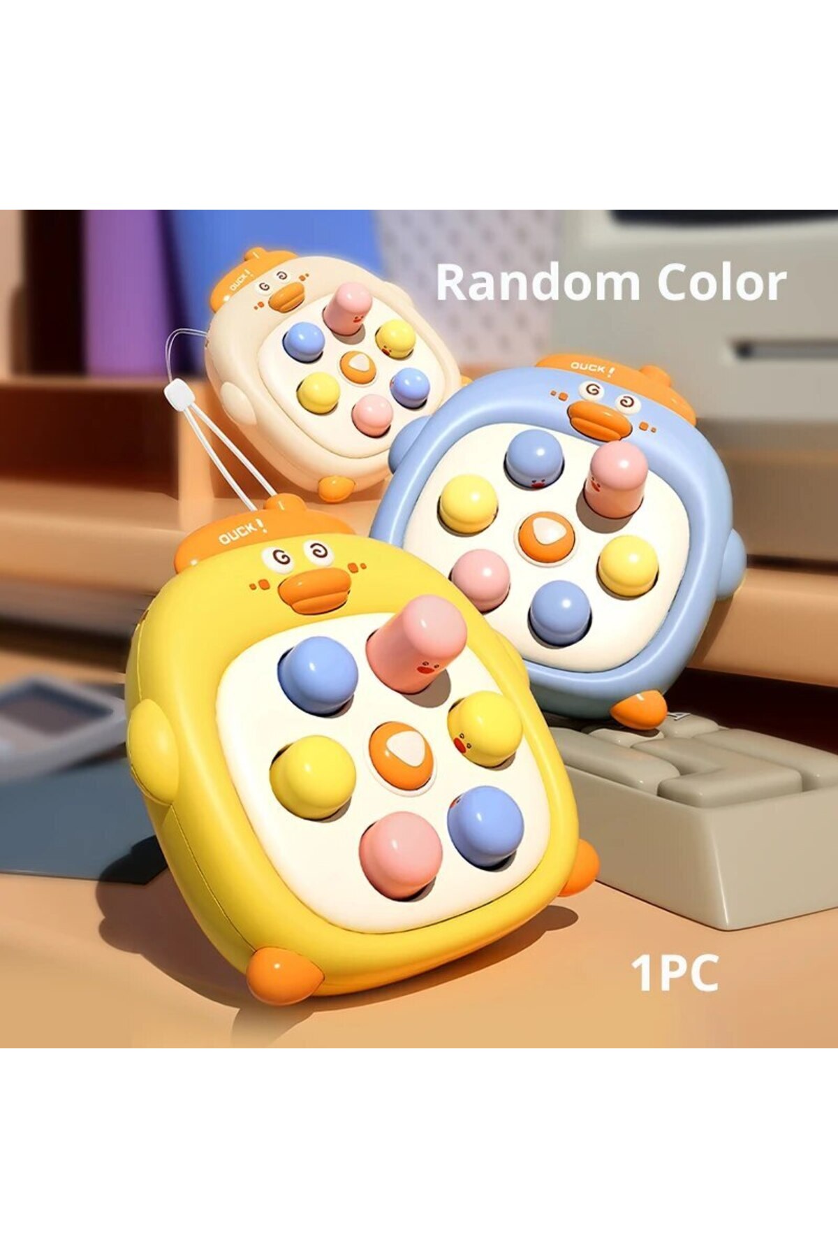 رنگ تصادفی، یک عدد، اسباب‌بازی آموزشی هماهنگی چشم و دست مینی Whack-a-Mole، رنگ کودکان