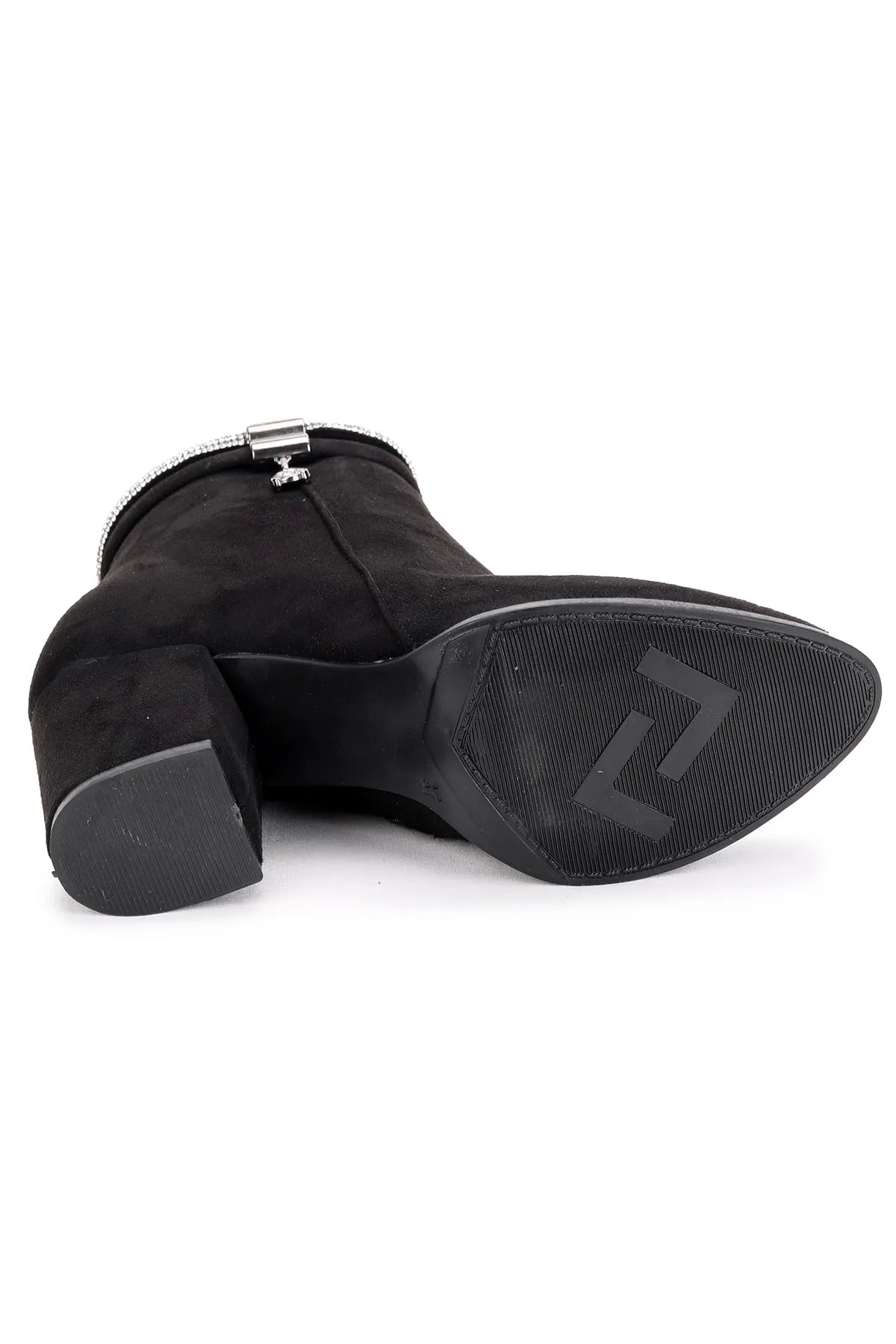 NessCasual-Gibex Short Boots with Stone Accessories 6