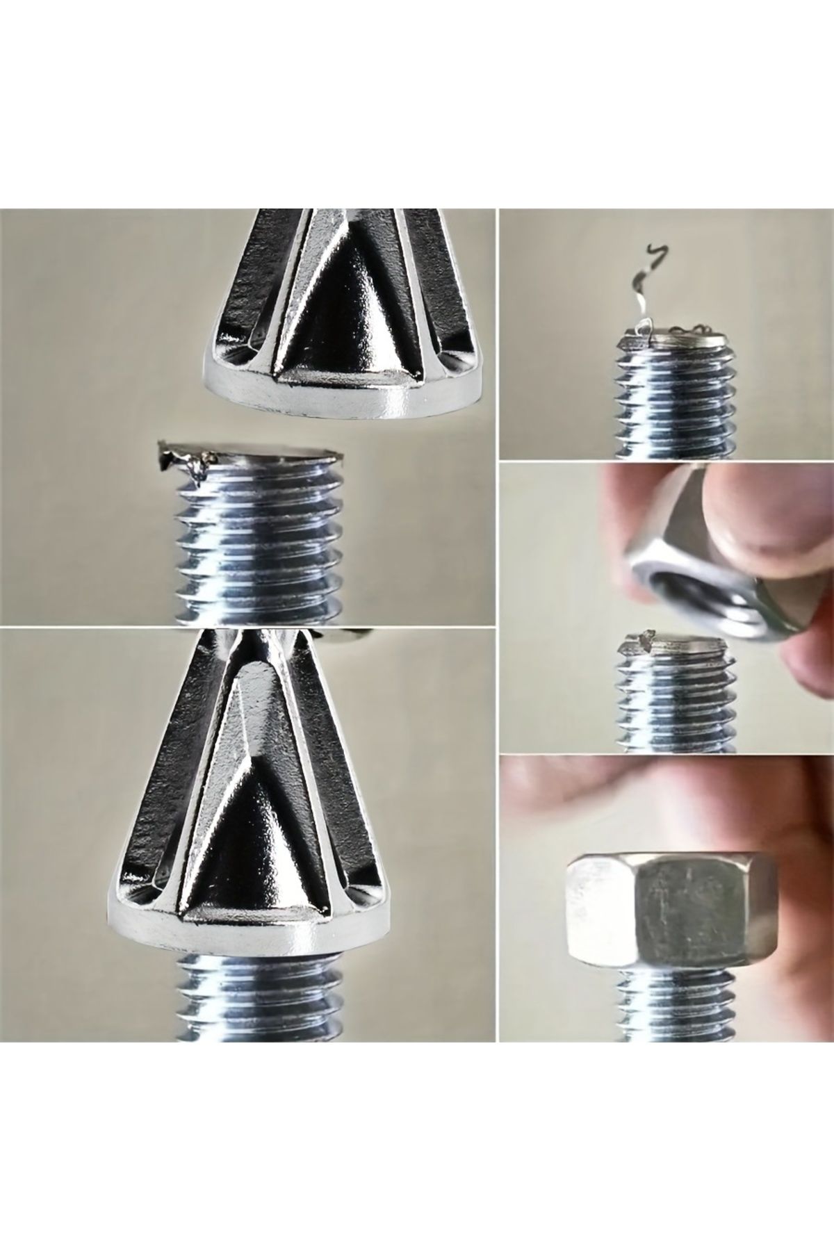 Choice-Silver 1pc Chamfering Tool, Chuck Drill Tool, Metal Deburring External Chamfering Tool, Grinding Ang 6