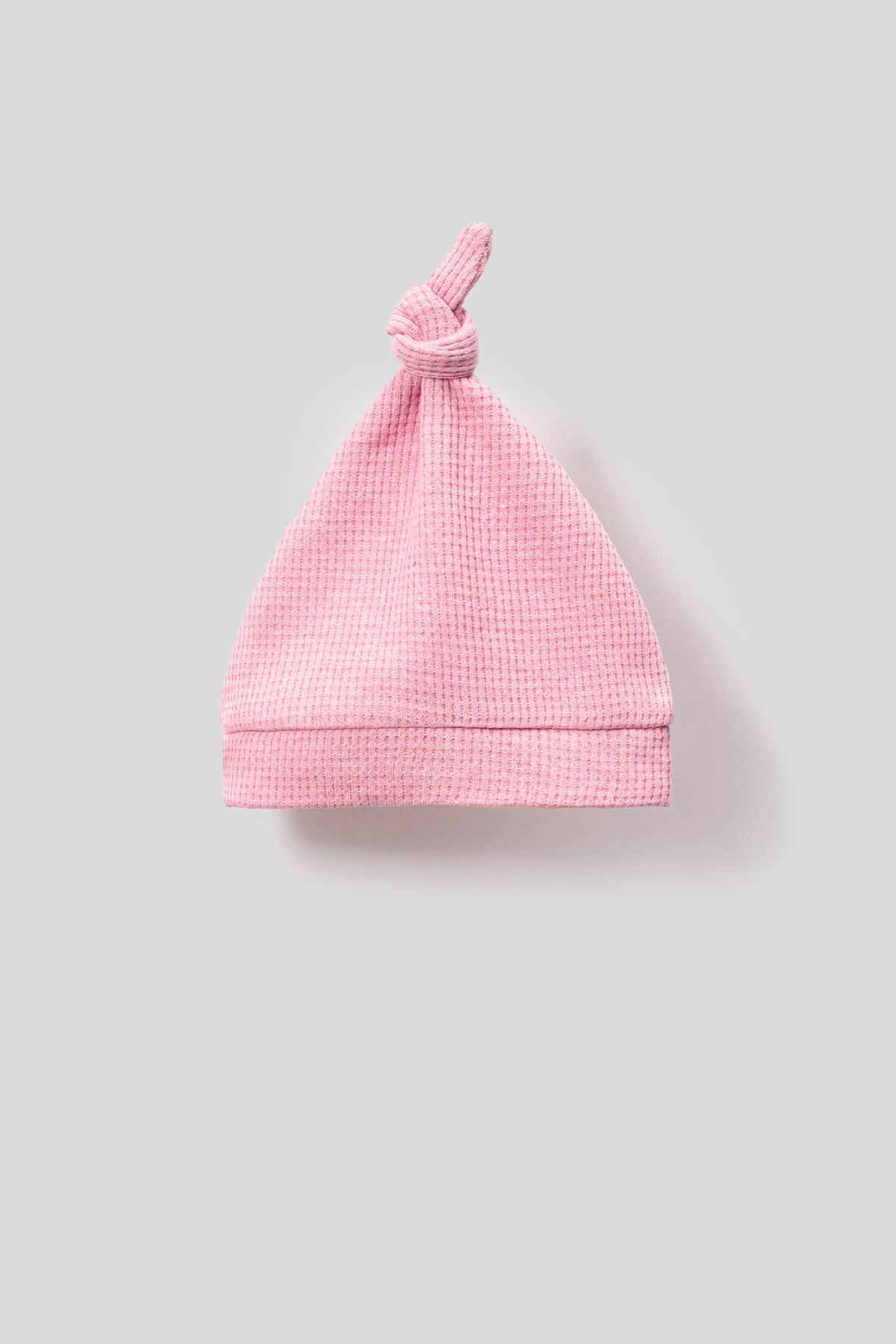 Bubito Tarz Şapkalı Çıtçıtlı Waffle Penye Bebek Tulum-pembe fotoğrafı 4 (önizleme)