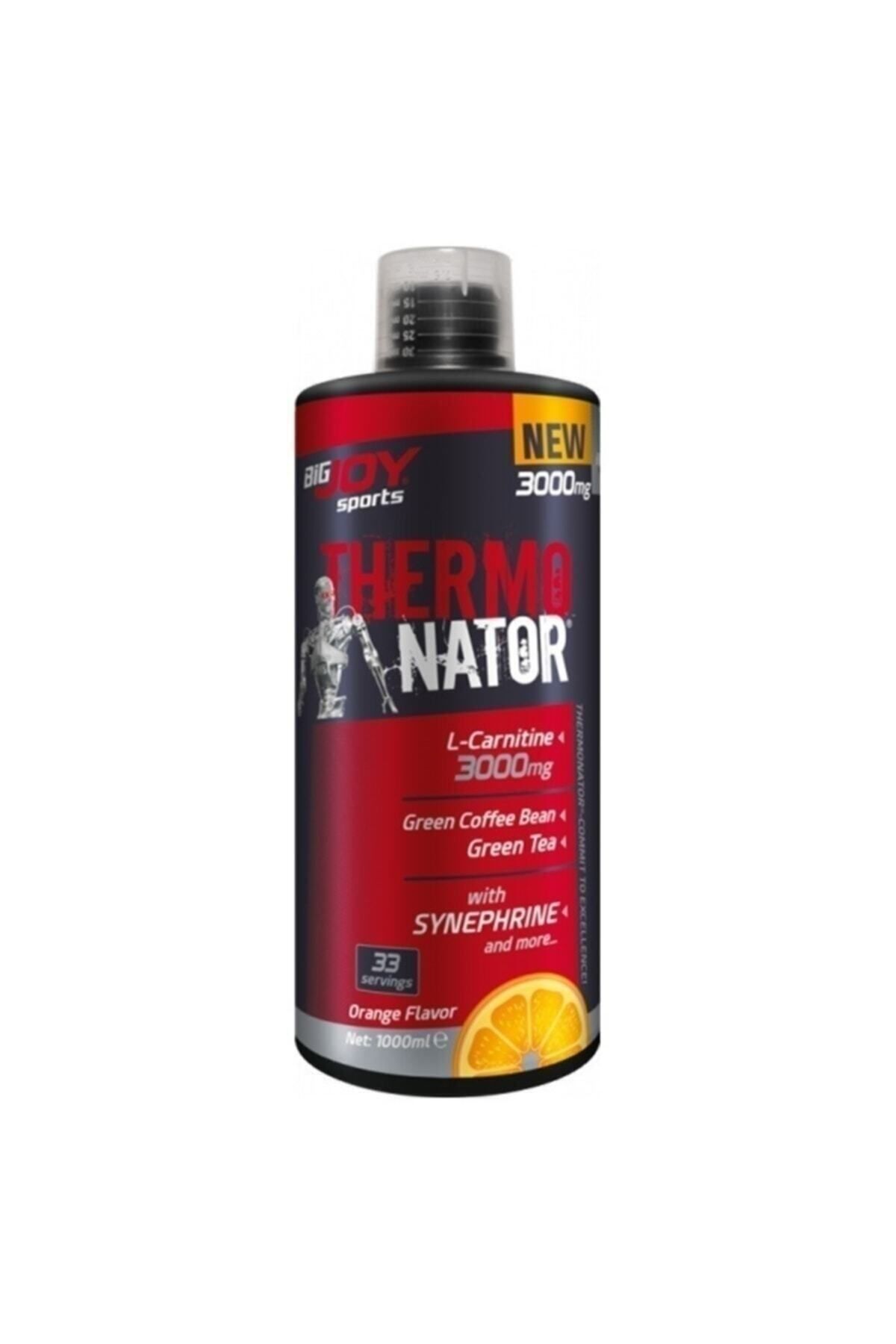 Big Joy Portakal Aromalı Thermo Nator L Karnitin 1000 ml 3000mg L Carnitine