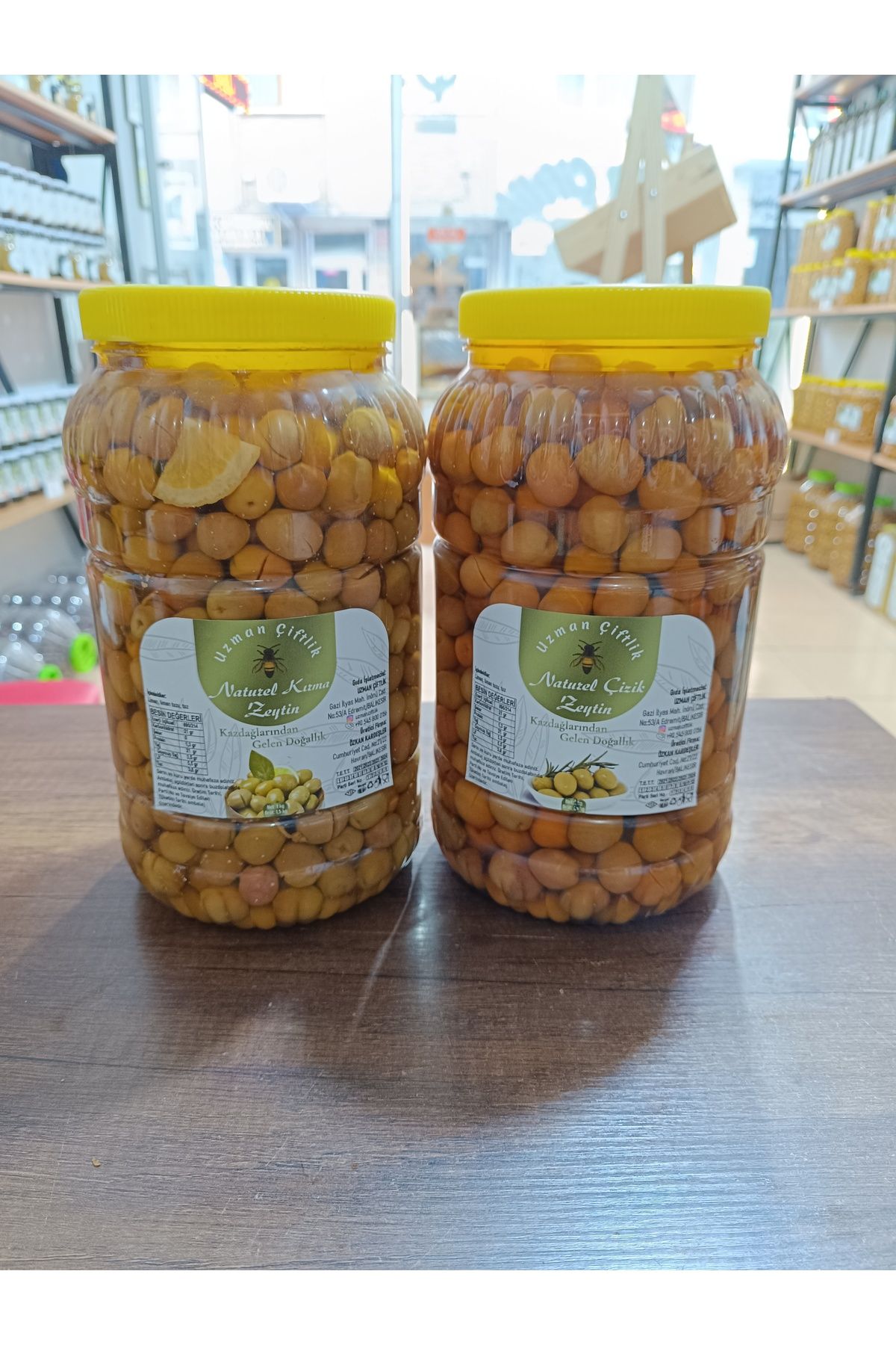 Uzman Çiftlik Edremit Natürel Kırma Zeytin (2 kg) - Çizik Zeytin (2 kg)