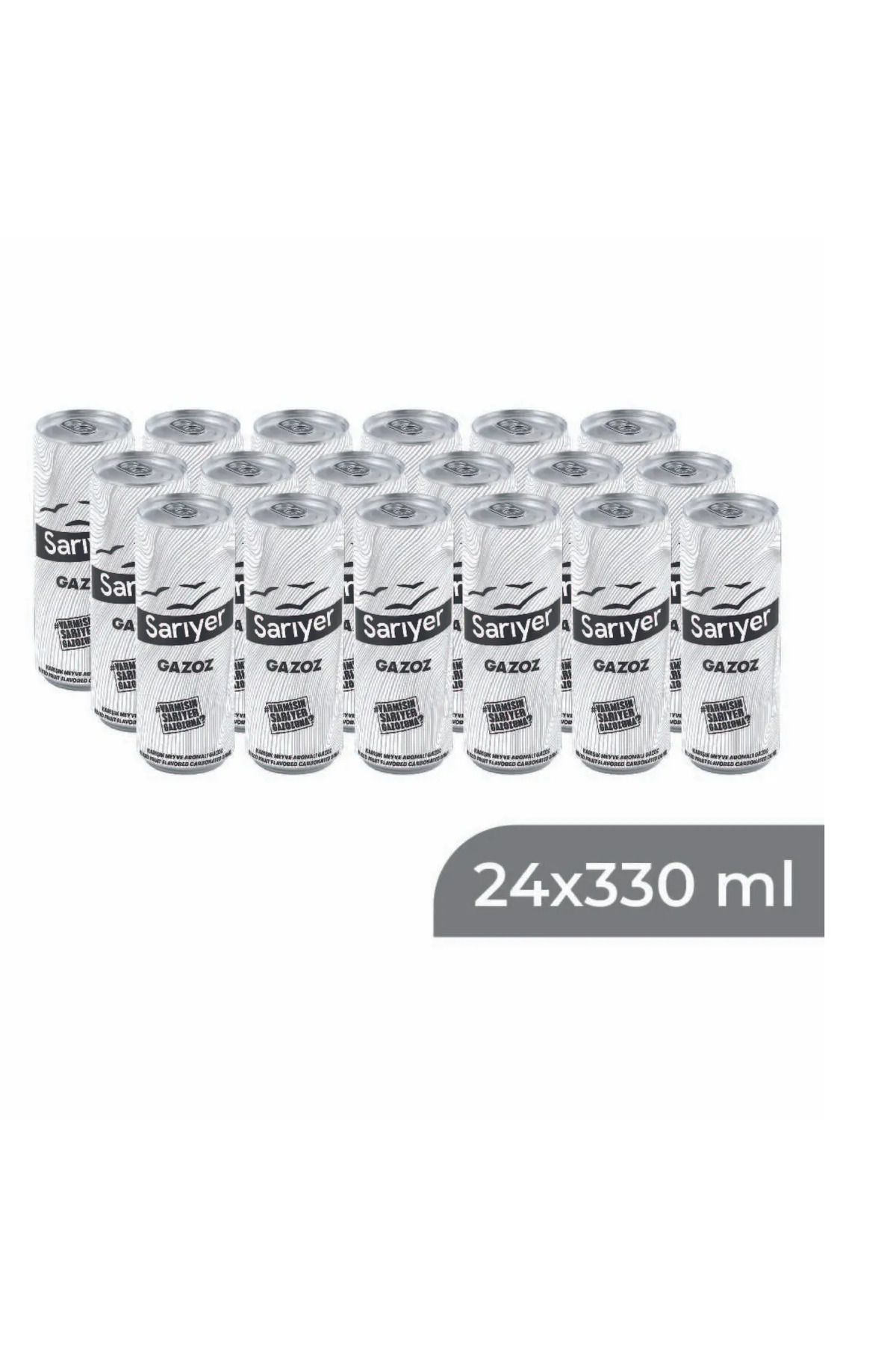 Sarıyer Gazoz Sarıyer Karışık Meyve Aromalı Gazoz 330 Ml X 24 Adet