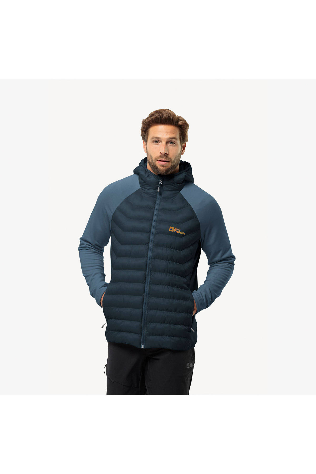 جک ولف اسکین کت آبی مردانه عایق Routeburn Pro