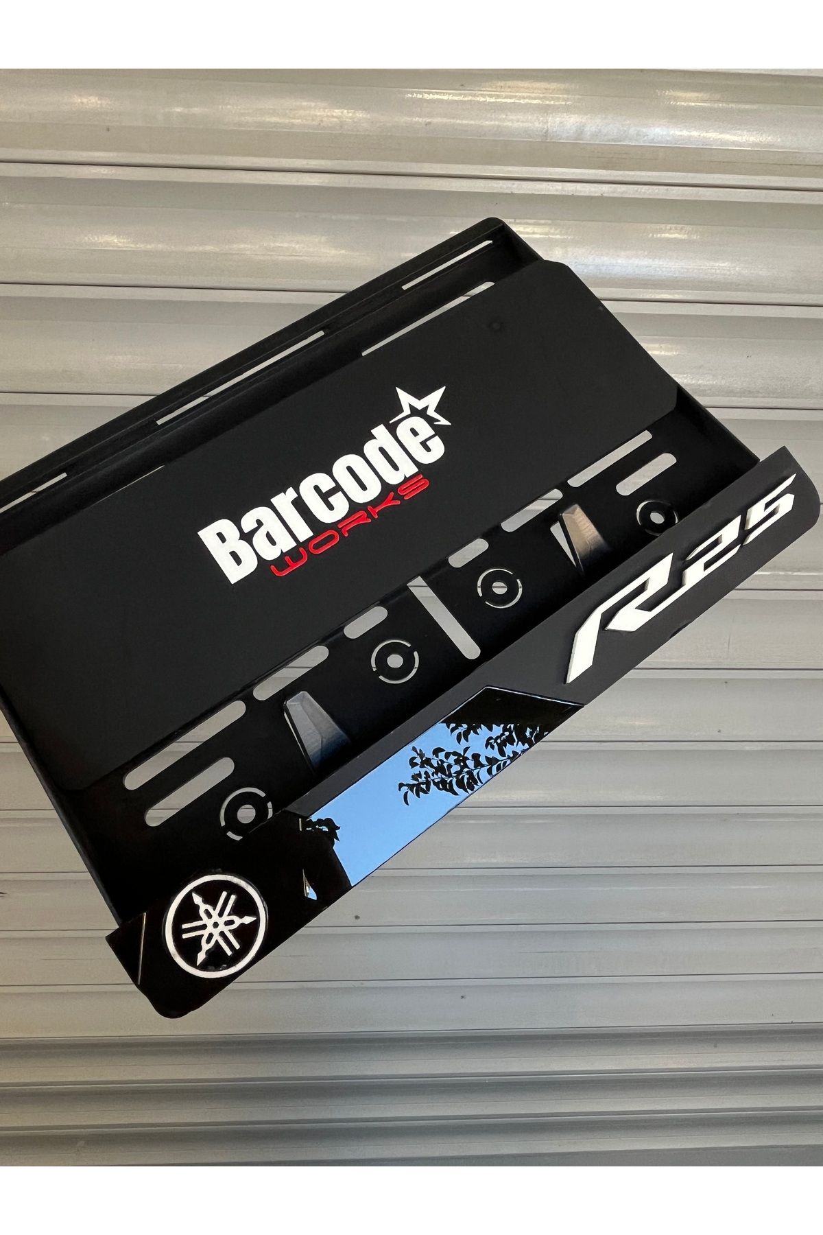 Barcode Works R25 Mat Motorsiklet Plakalık Takmatik Yamaha