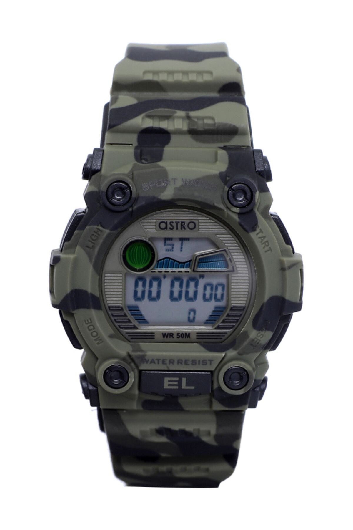 Astro-Men's Digital Grey Dial Watch - A21901-PPHB 1